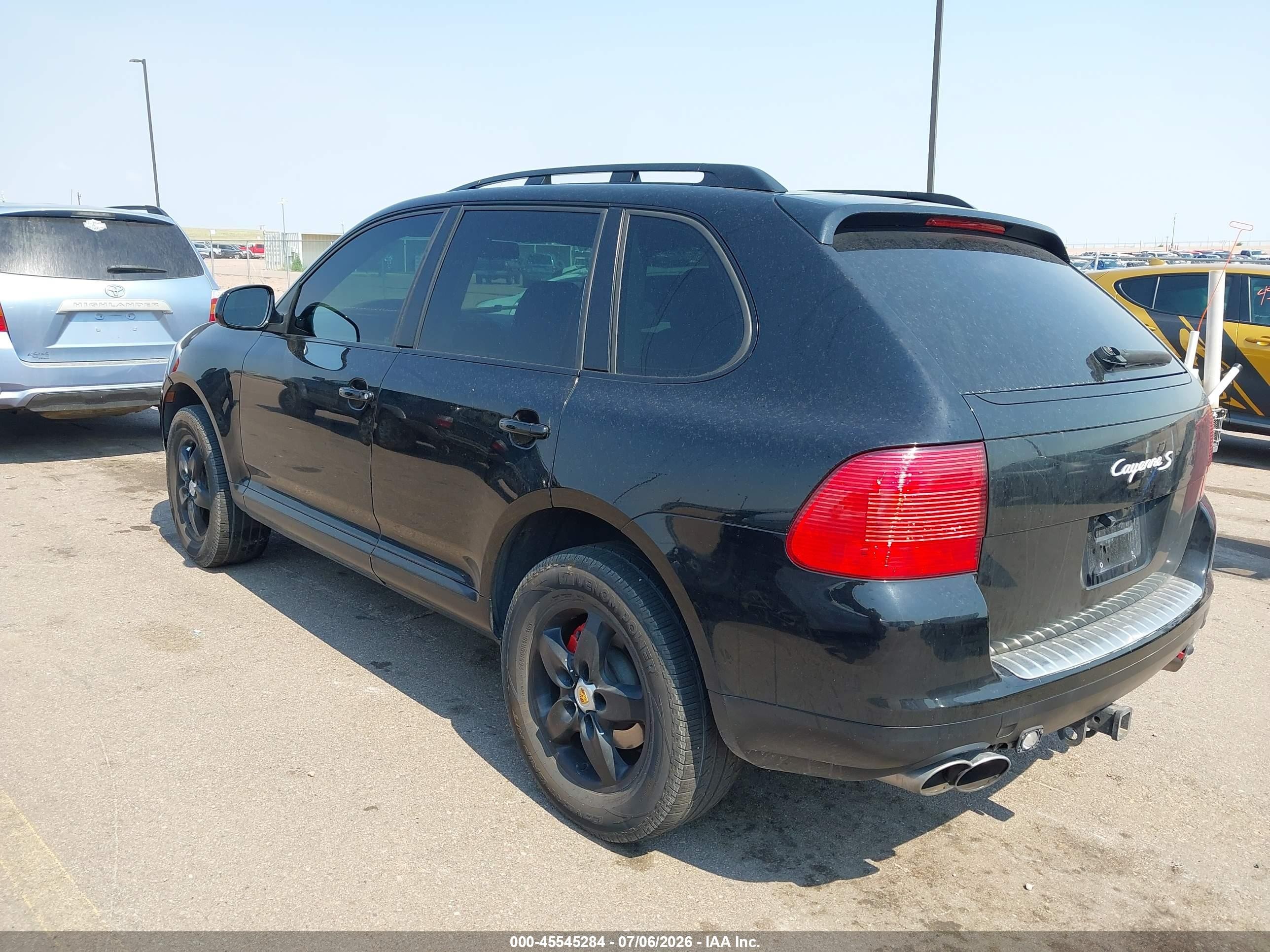 2006 Porsche Cayenne S/s Titanium Edition Black vin: WP1AB29P26LA66209