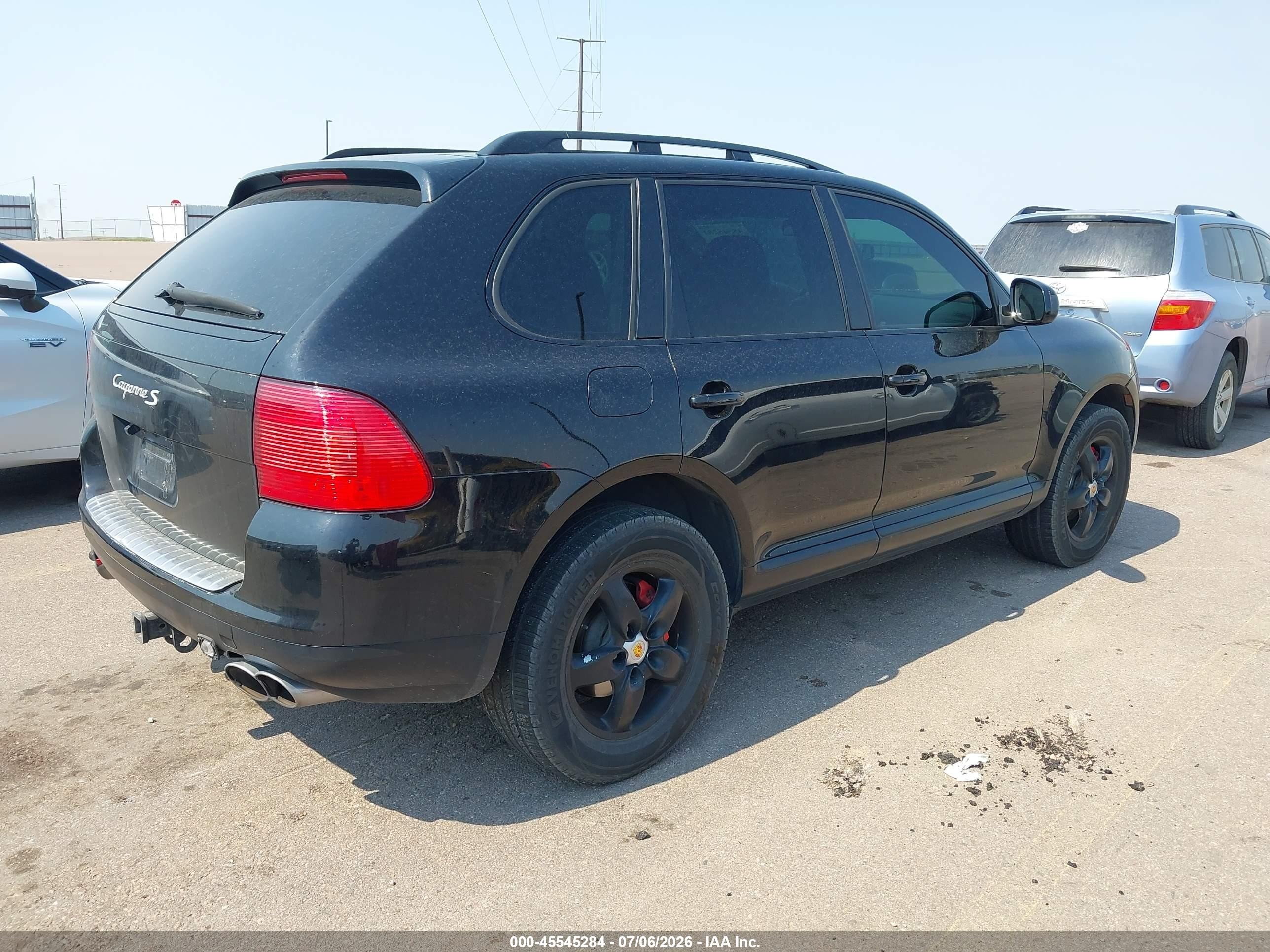 2006 Porsche Cayenne S/s Titanium Edition Black vin: WP1AB29P26LA66209