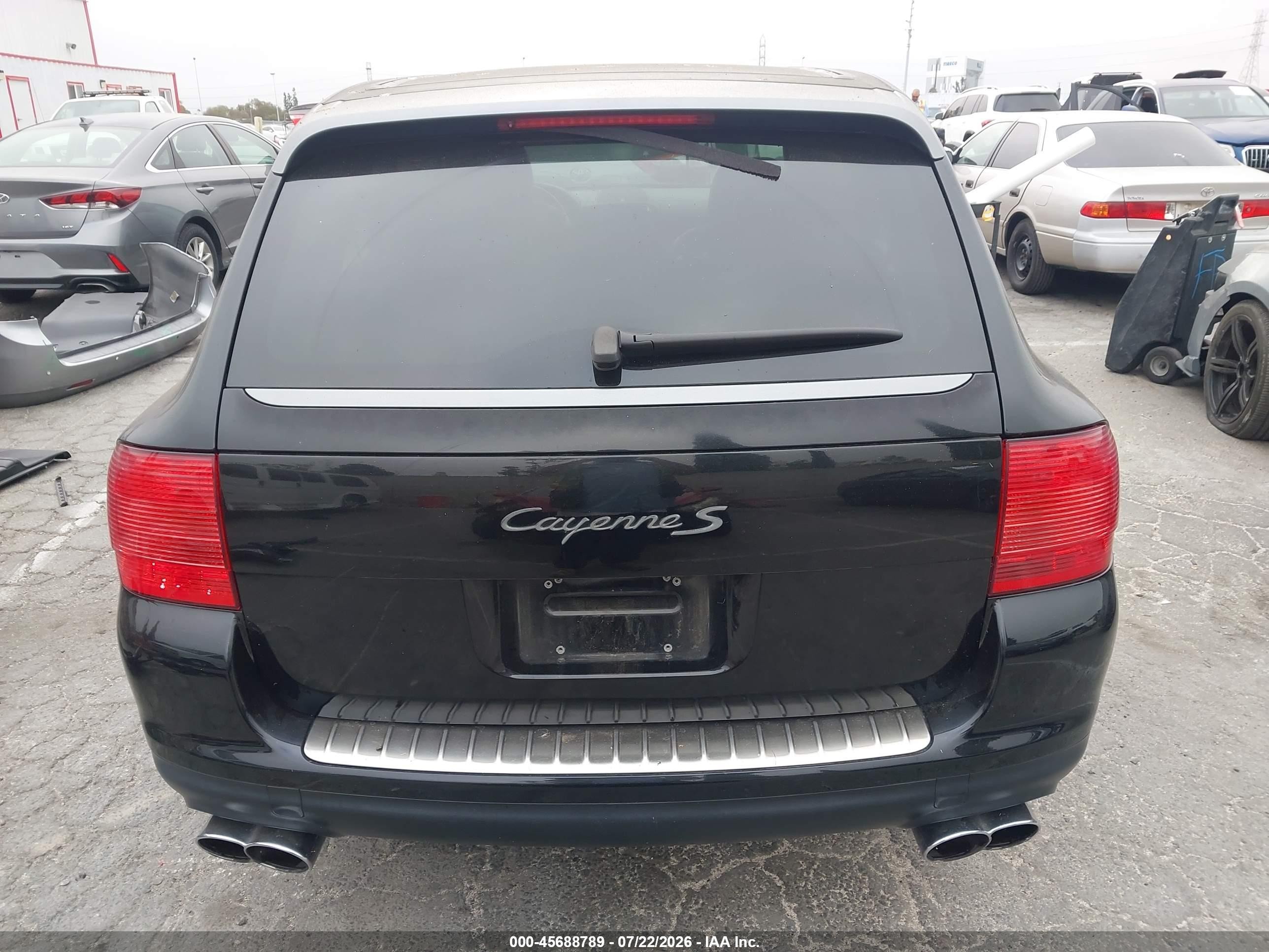 2006 Porsche Cayenne S/s Titanium Edition Black vin: WP1AB29P36LA67952