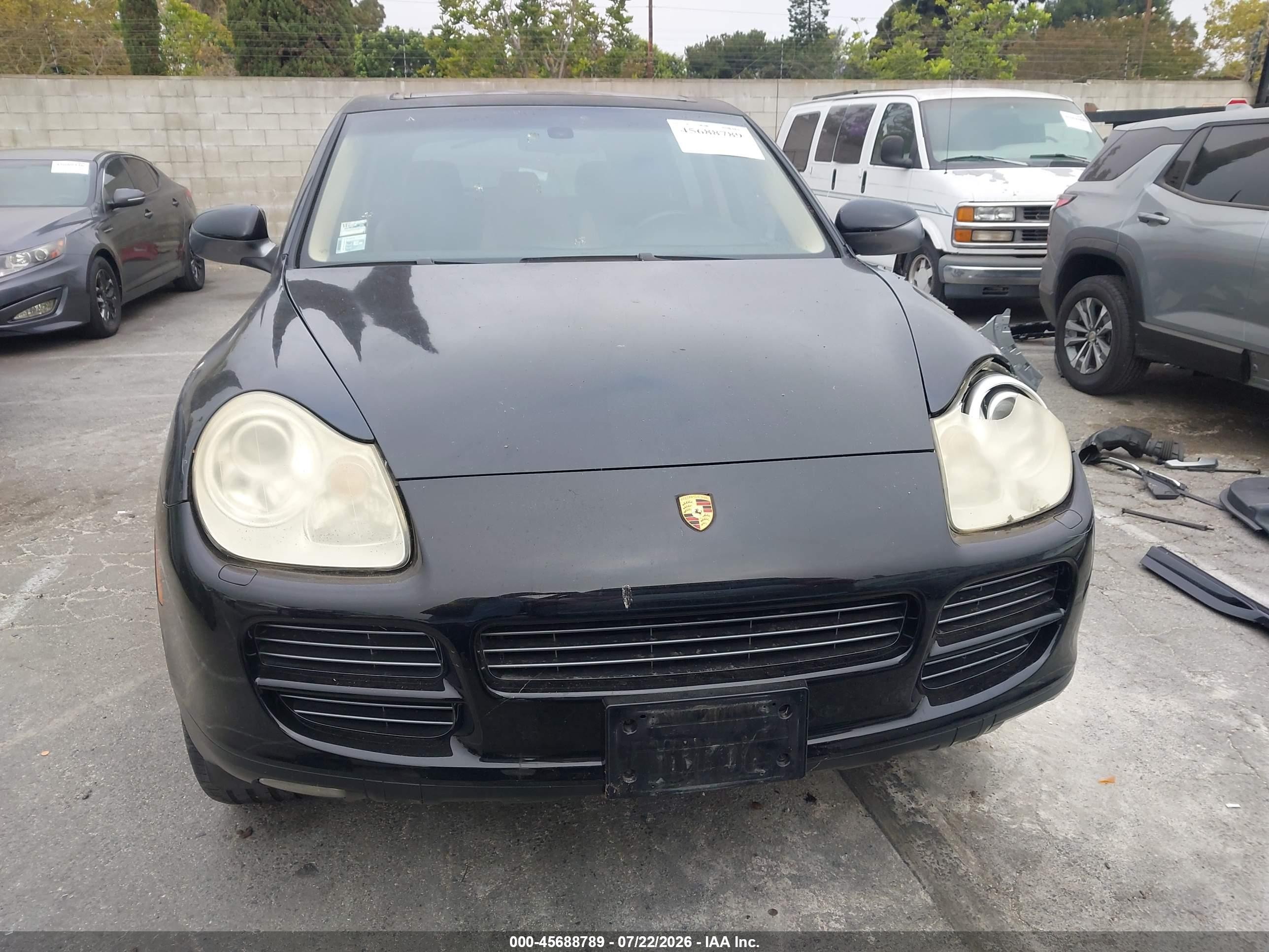 2006 Porsche Cayenne S/s Titanium Edition Black vin: WP1AB29P36LA67952