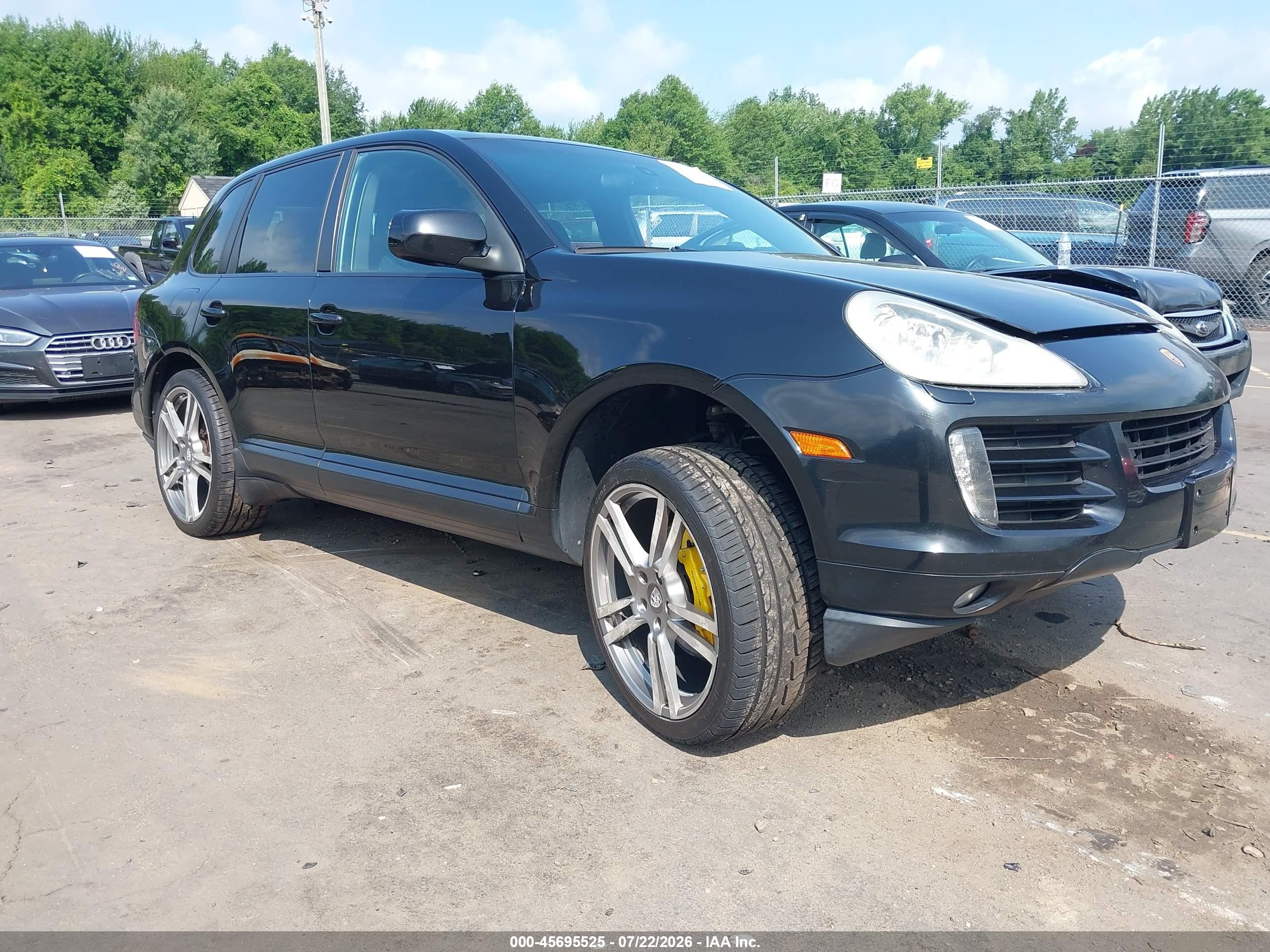 2008 Porsche Cayenne S Black vin: WP1AB29P38LA35733