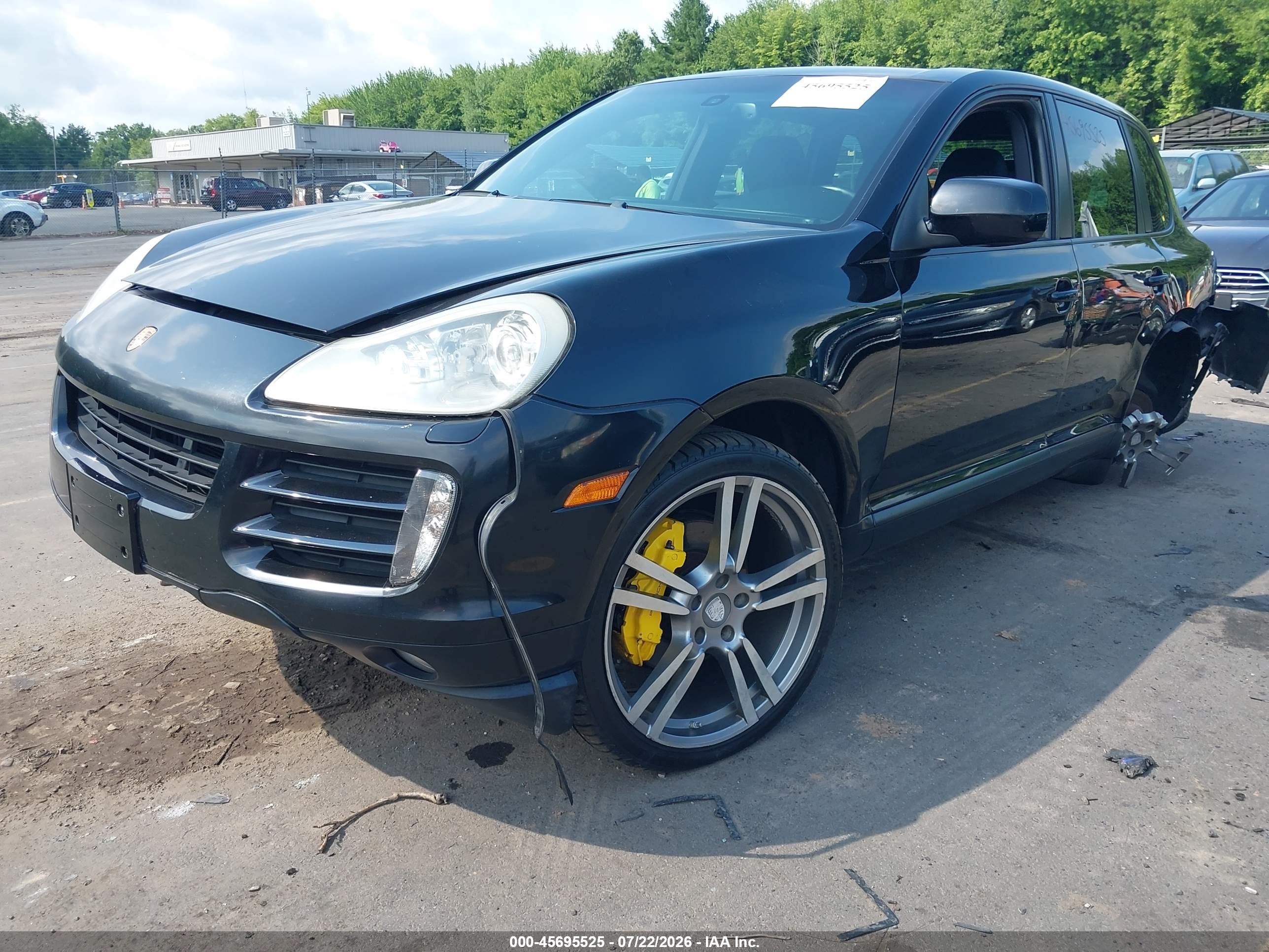 2008 Porsche Cayenne S Black vin: WP1AB29P38LA35733