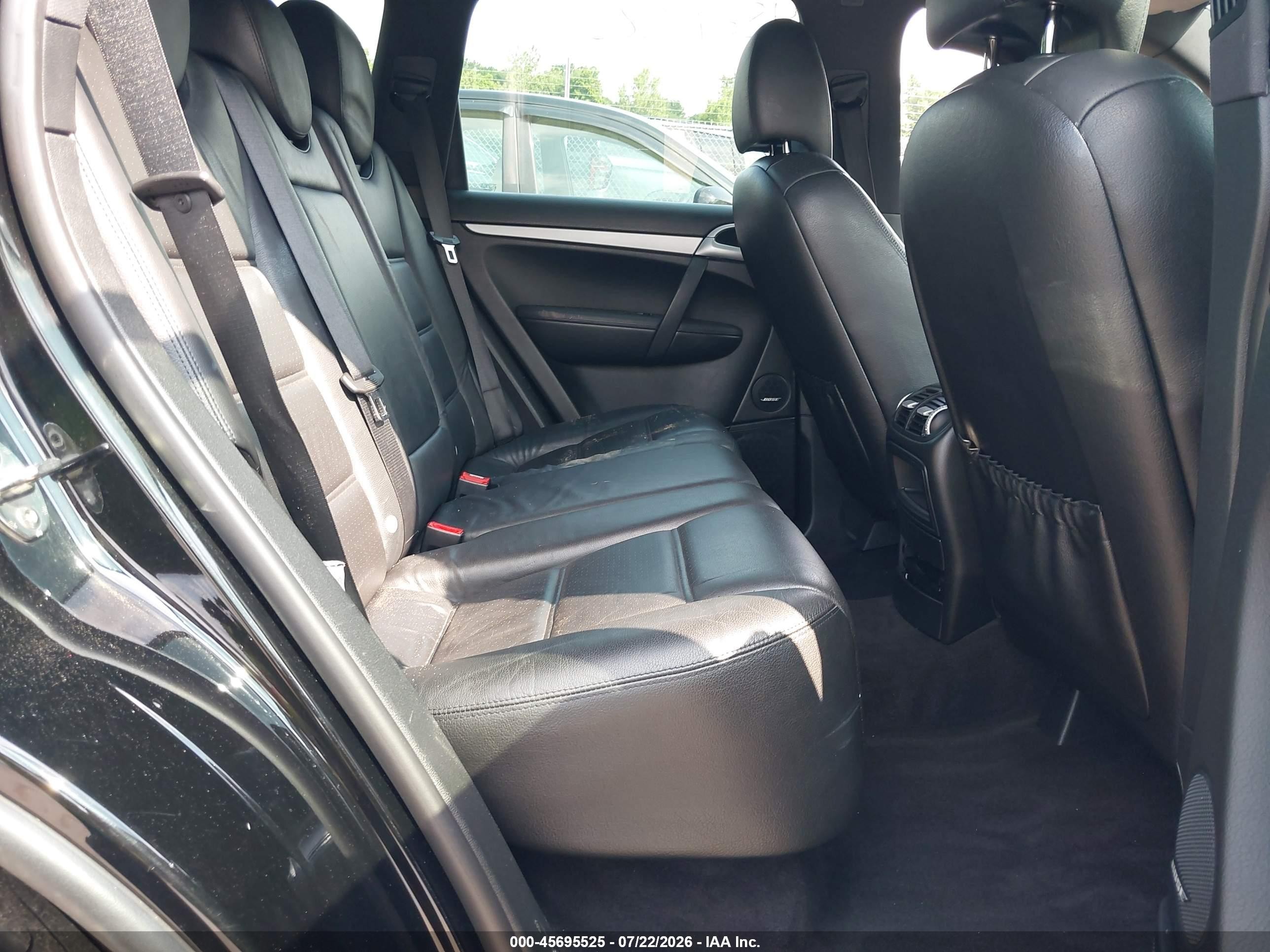 2008 Porsche Cayenne S Black vin: WP1AB29P38LA35733