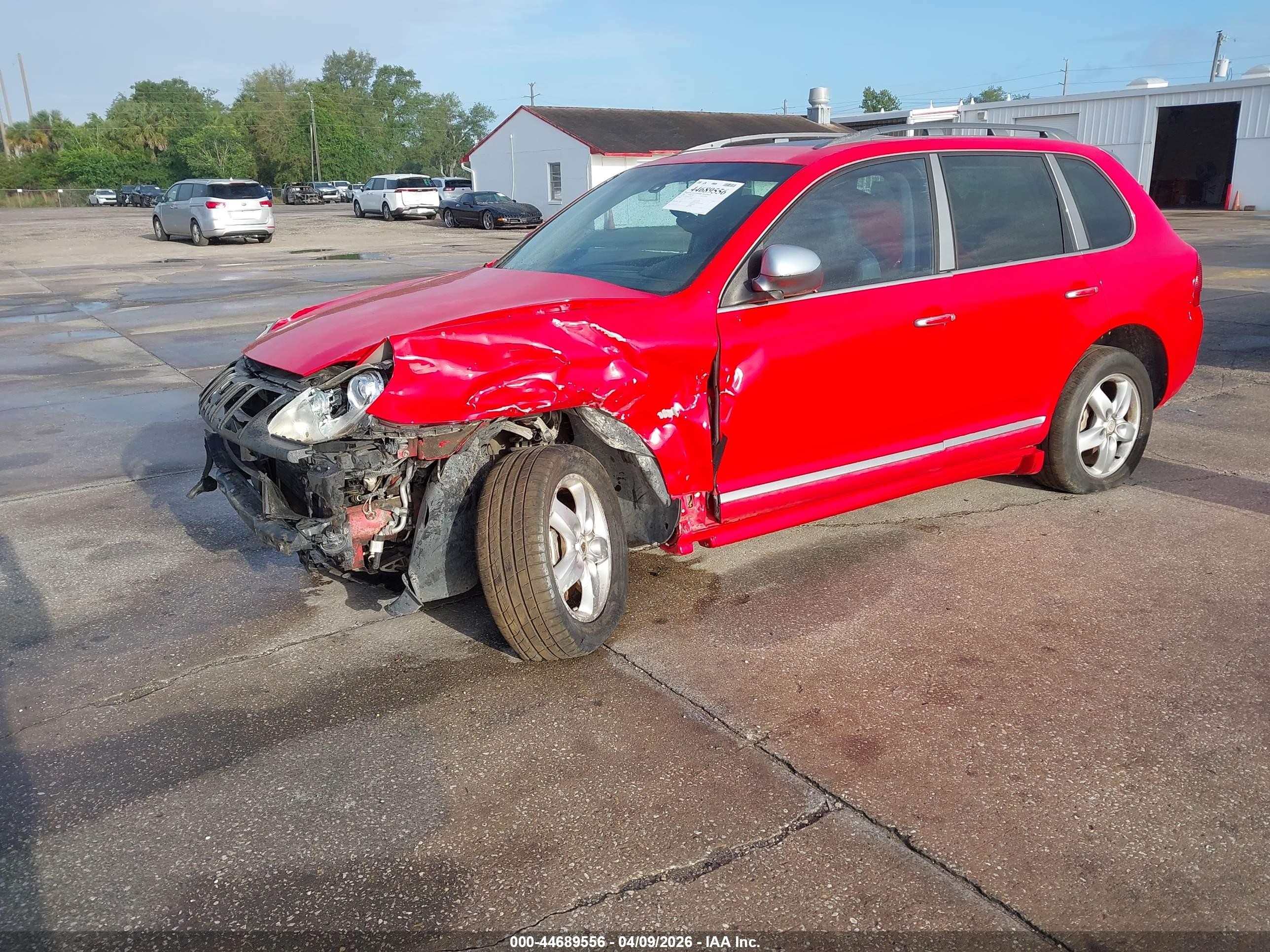 2006 Porsche Cayenne S/s Titanium Edition Red vin: WP1AB29P46LA67510