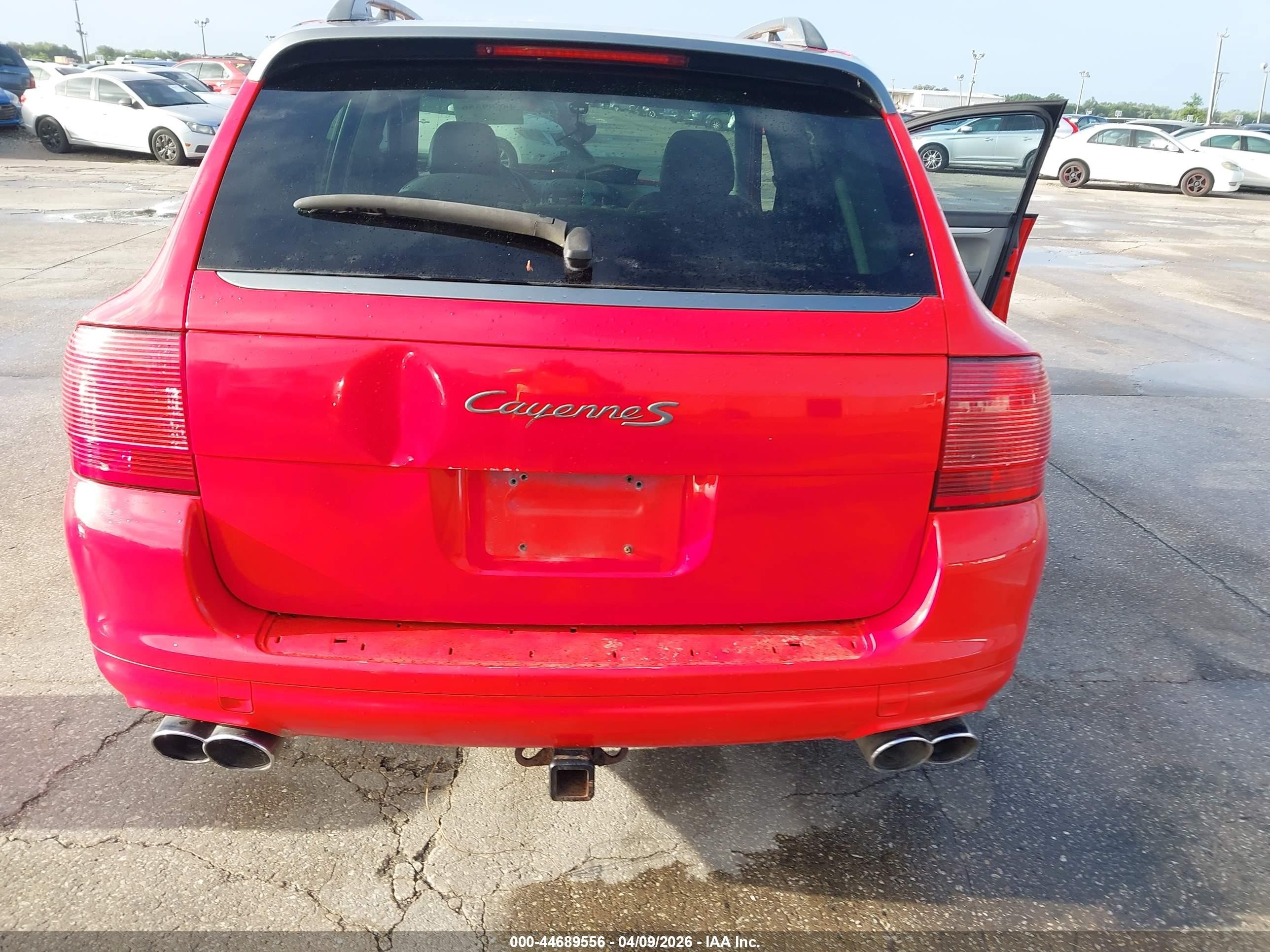 2006 Porsche Cayenne S/s Titanium Edition Red vin: WP1AB29P46LA67510