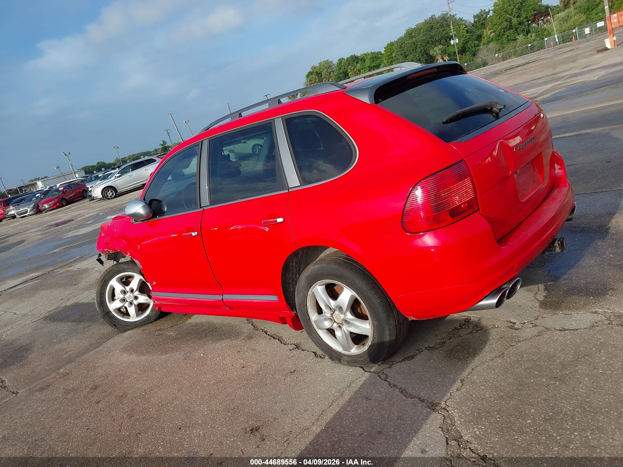 2006 Porsche Cayenne S/s Titanium Edition Red vin: WP1AB29P46LA67510
