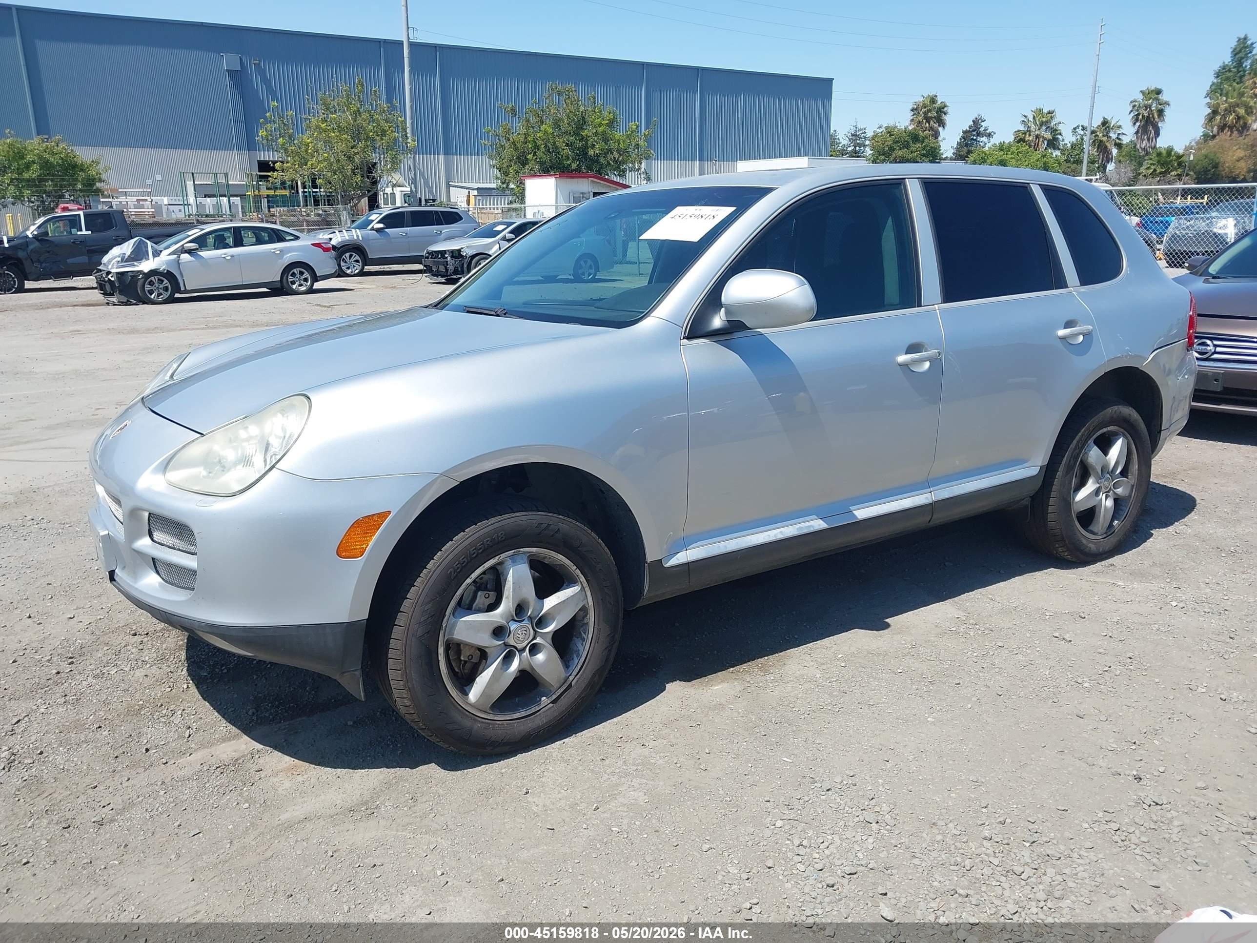 2004 Porsche Cayenne S Silver vin: WP1AB29P54LA75340
