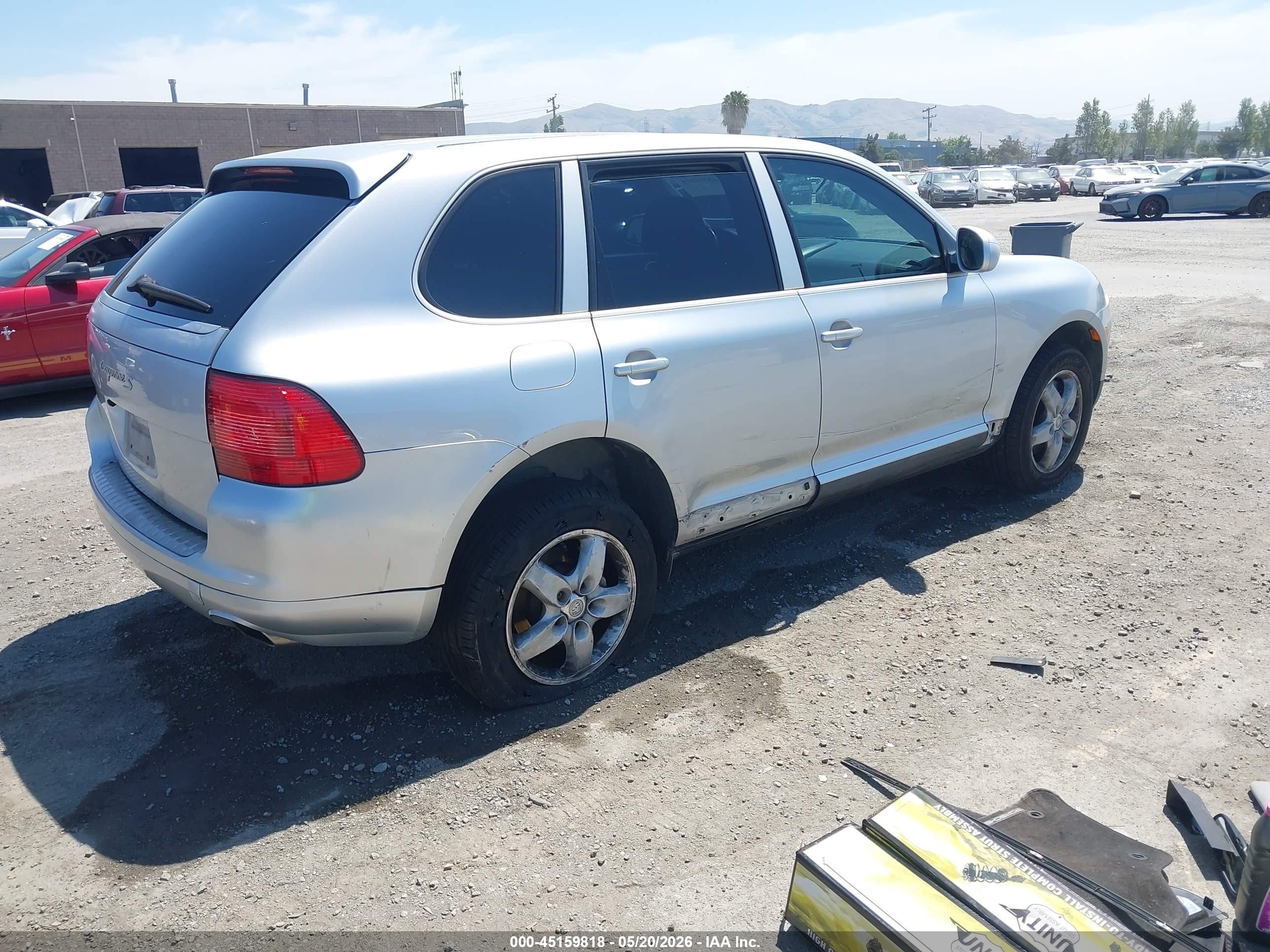 2004 Porsche Cayenne S Silver vin: WP1AB29P54LA75340