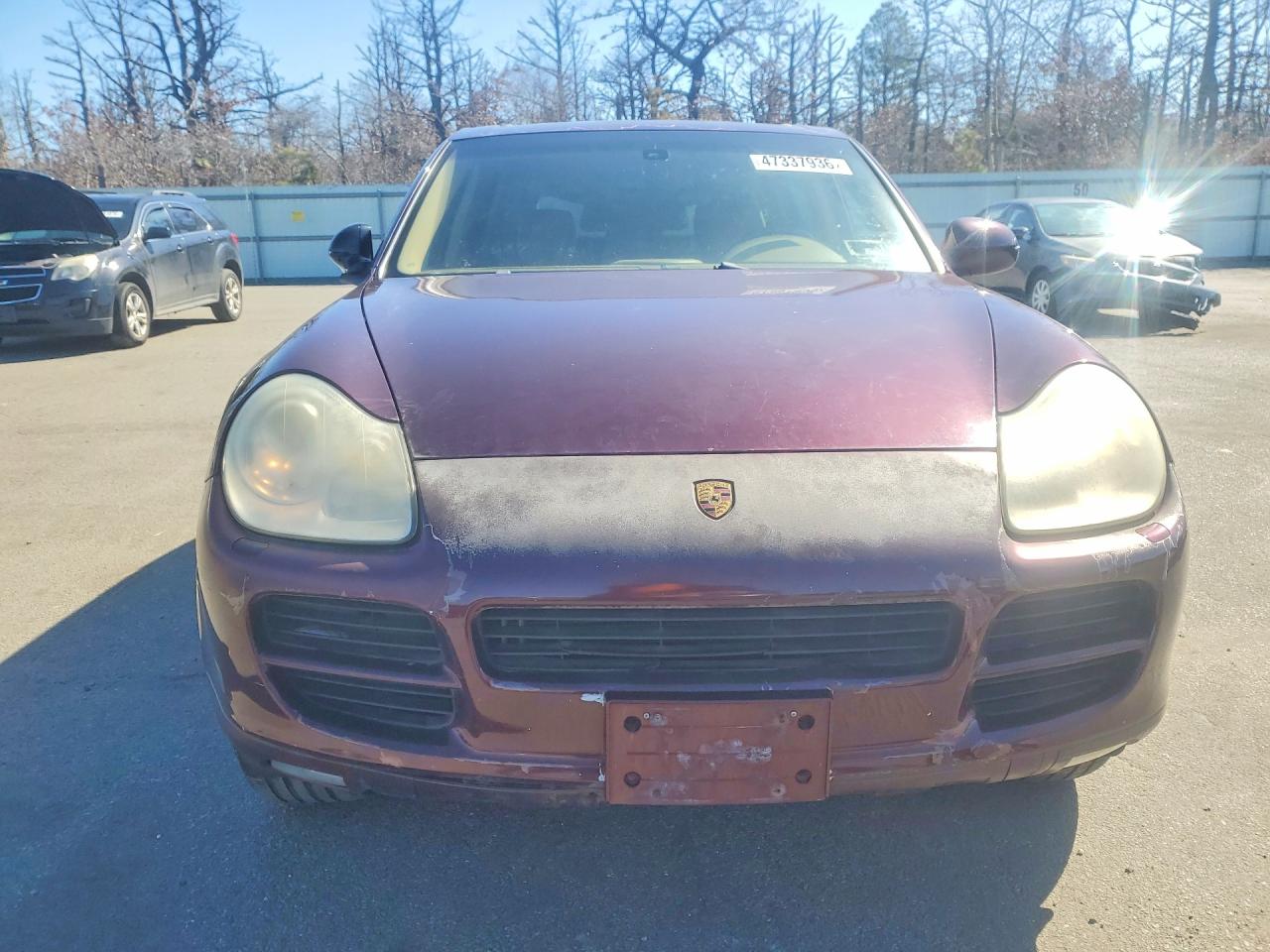 2006 Porsche Cayenne Maroon vin: WP1AB29P56LA63174
