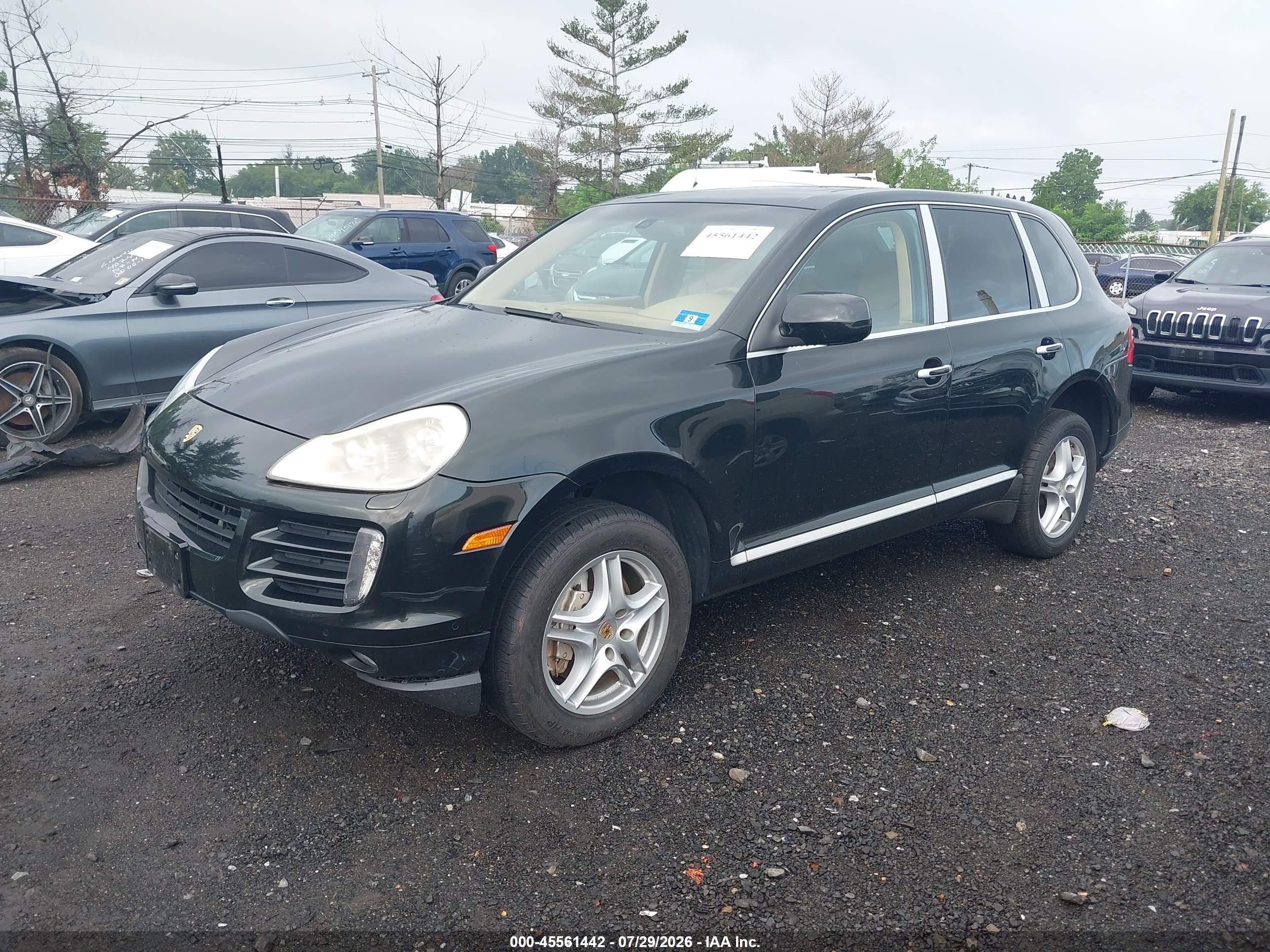 2008 Porsche Cayenne S Black vin: WP1AB29P58LA54316