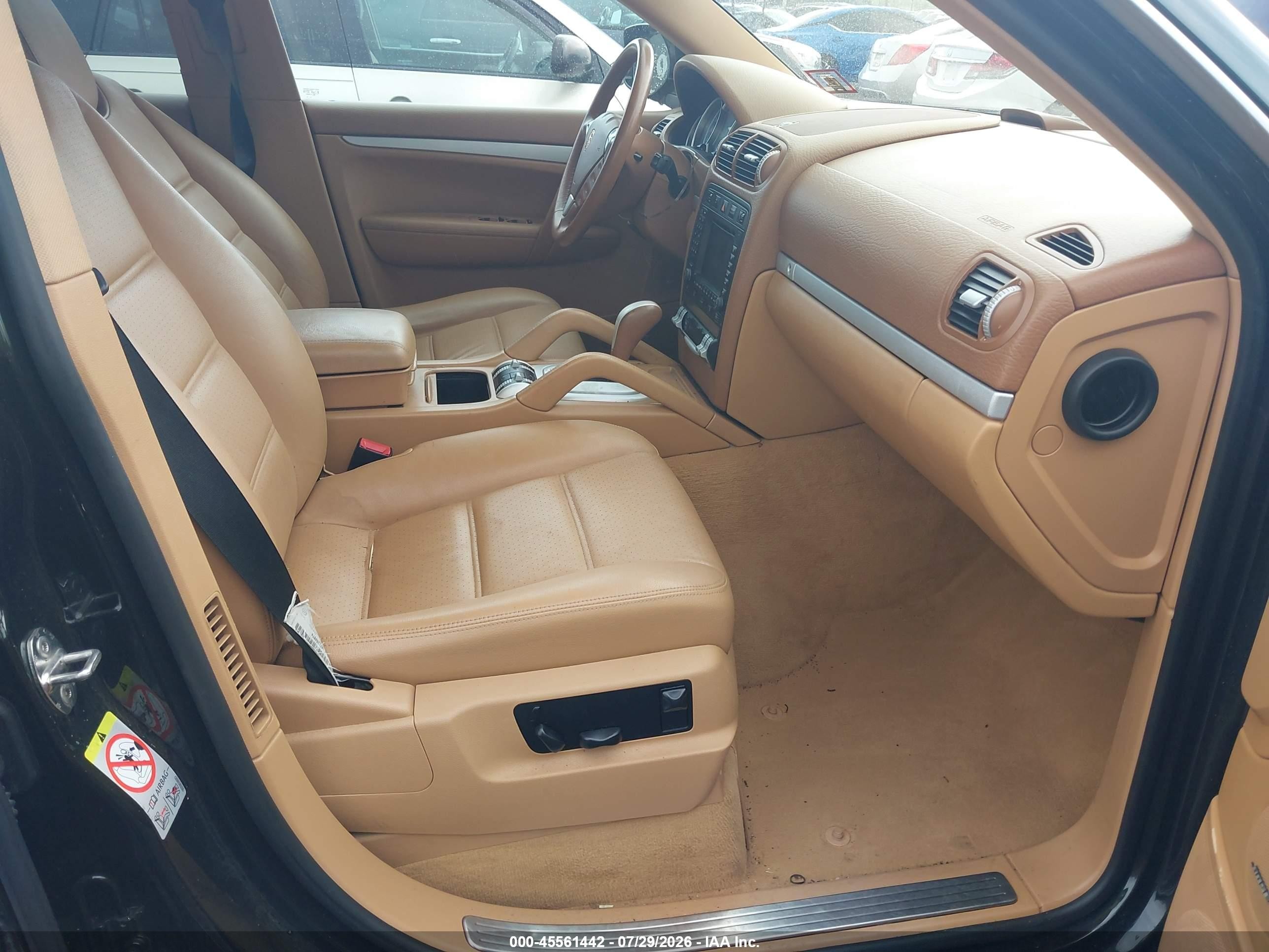 2008 Porsche Cayenne S Black vin: WP1AB29P58LA54316