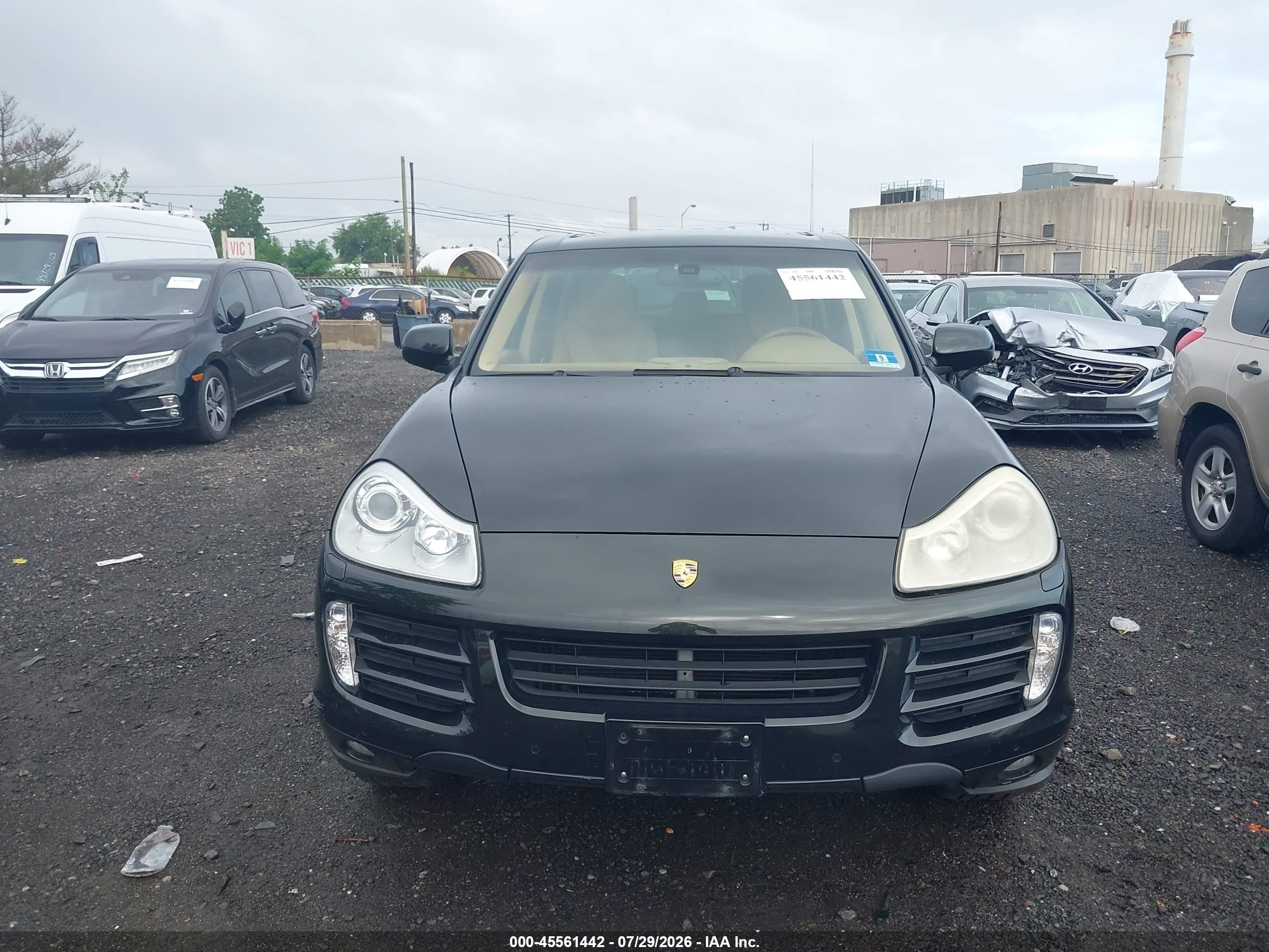 2008 Porsche Cayenne S Black vin: WP1AB29P58LA54316