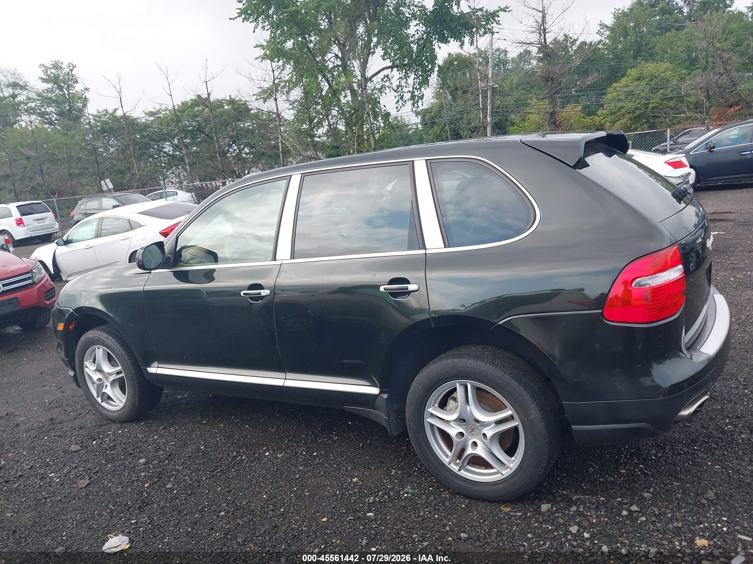 2008 Porsche Cayenne S Black vin: WP1AB29P58LA54316