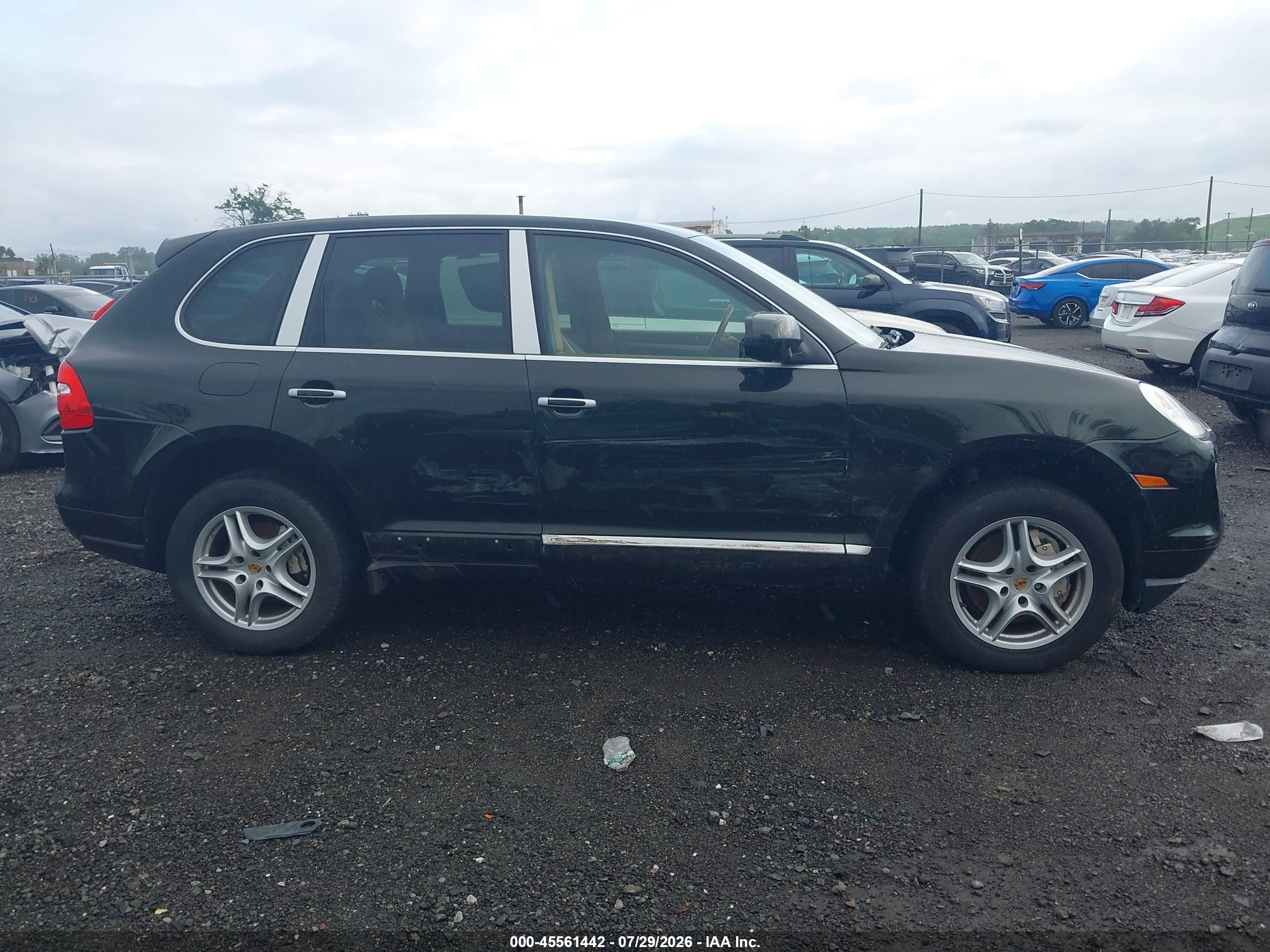 2008 Porsche Cayenne S Black vin: WP1AB29P58LA54316