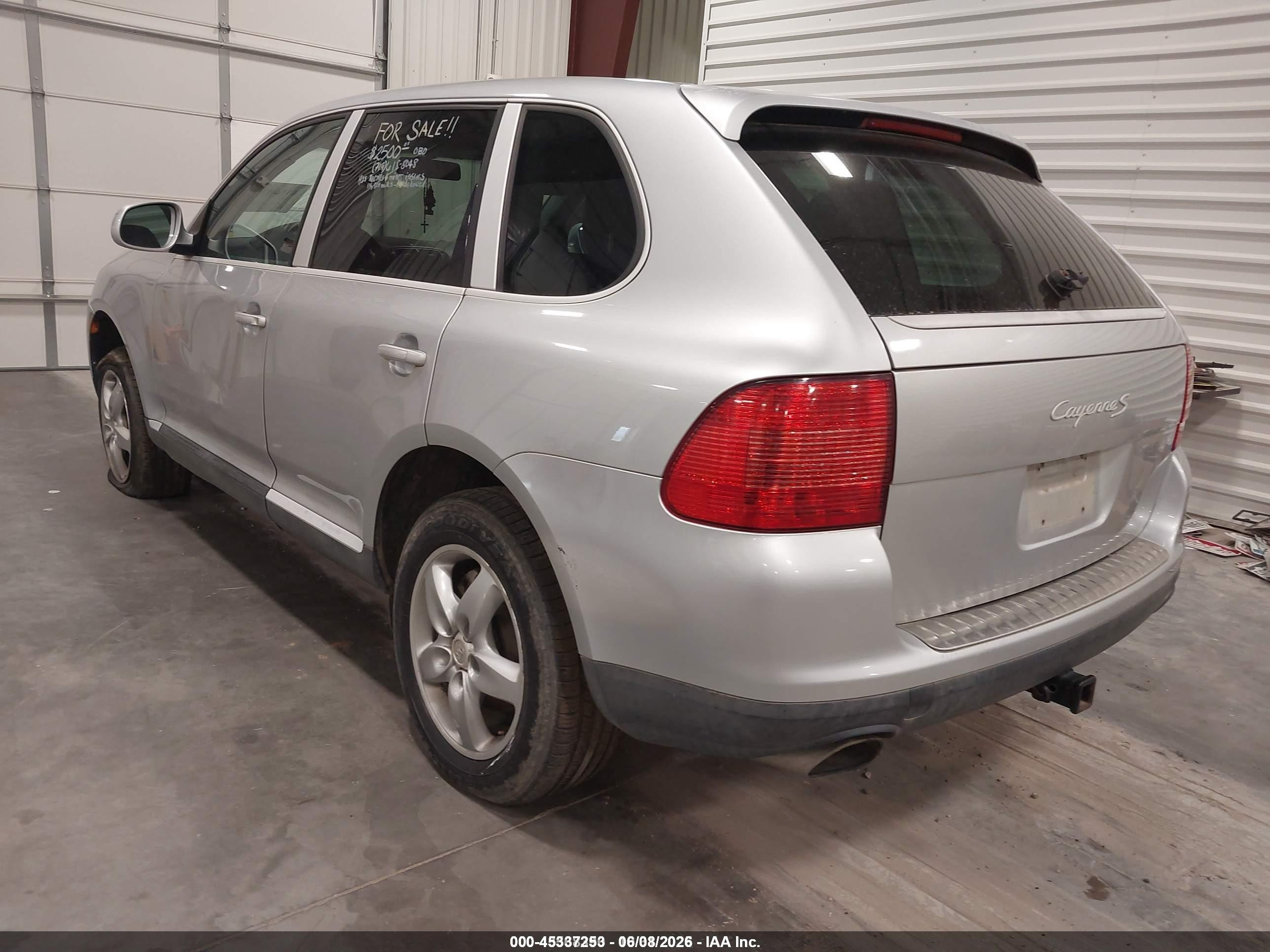 2004 Porsche Cayenne S Silver vin: WP1AB29P74LA69698