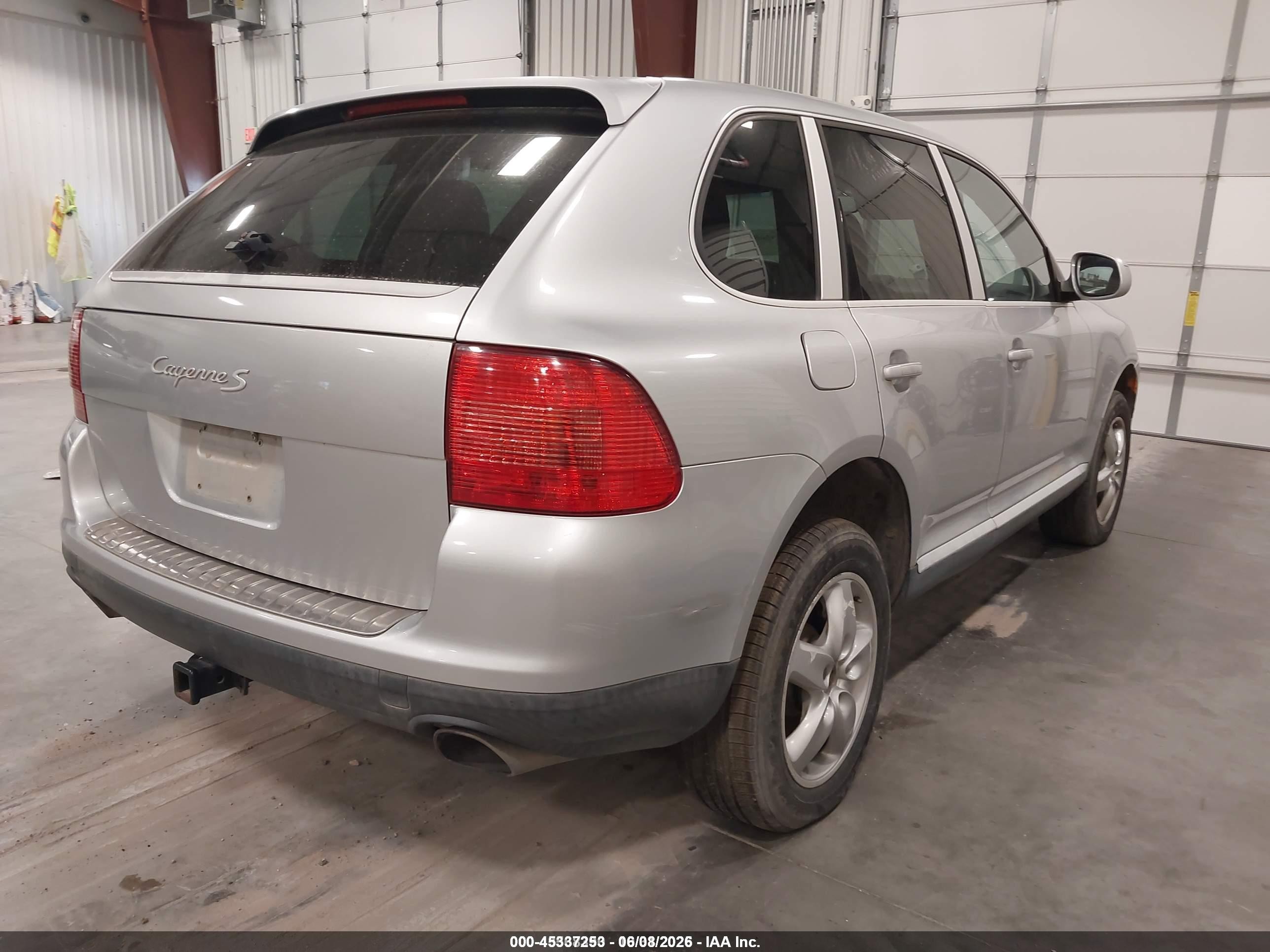 2004 Porsche Cayenne S Silver vin: WP1AB29P74LA69698