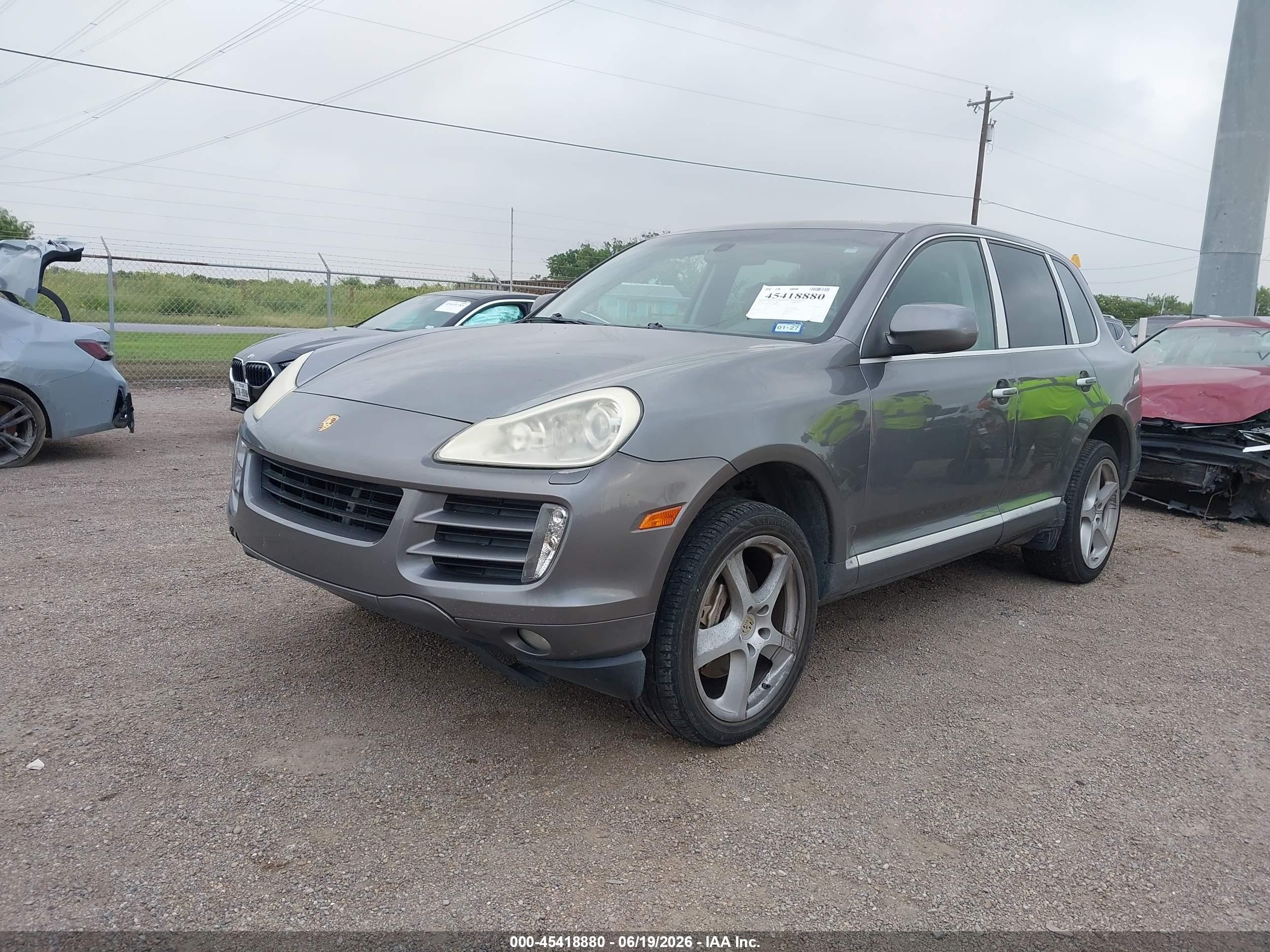 2008 Porsche Cayenne S Gray vin: WP1AB29P78LA49294