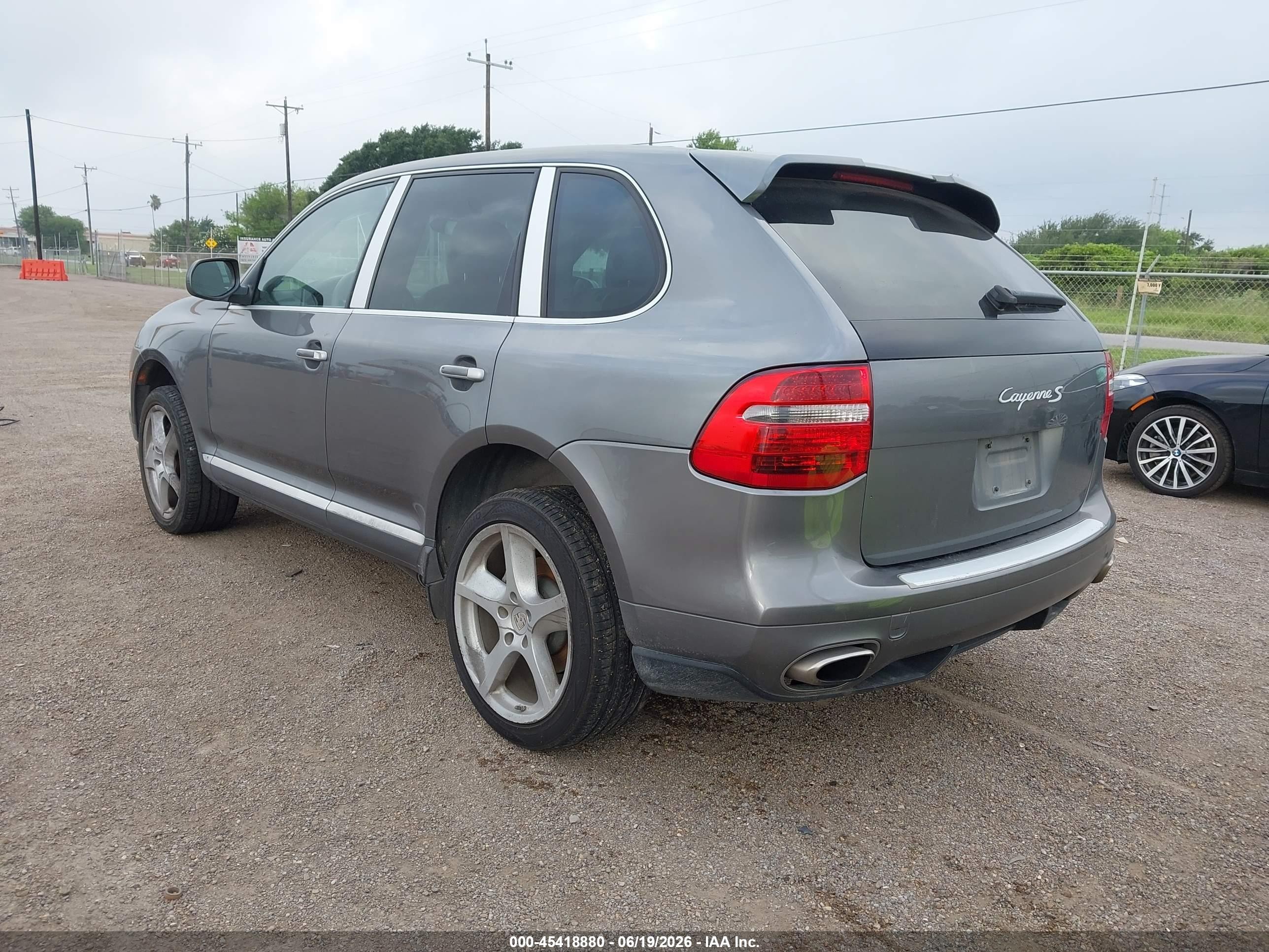 2008 Porsche Cayenne S Gray vin: WP1AB29P78LA49294