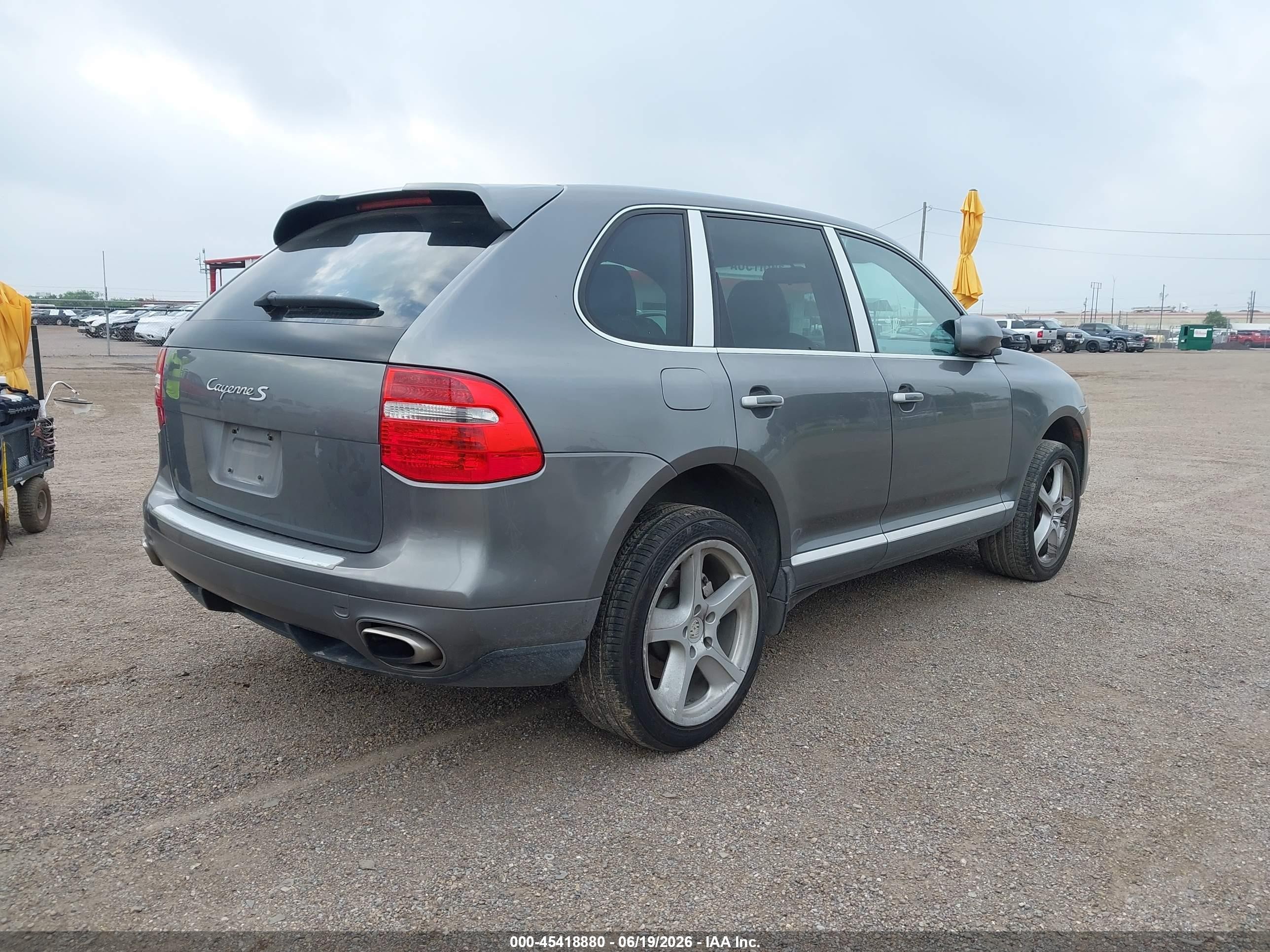 2008 Porsche Cayenne S Gray vin: WP1AB29P78LA49294