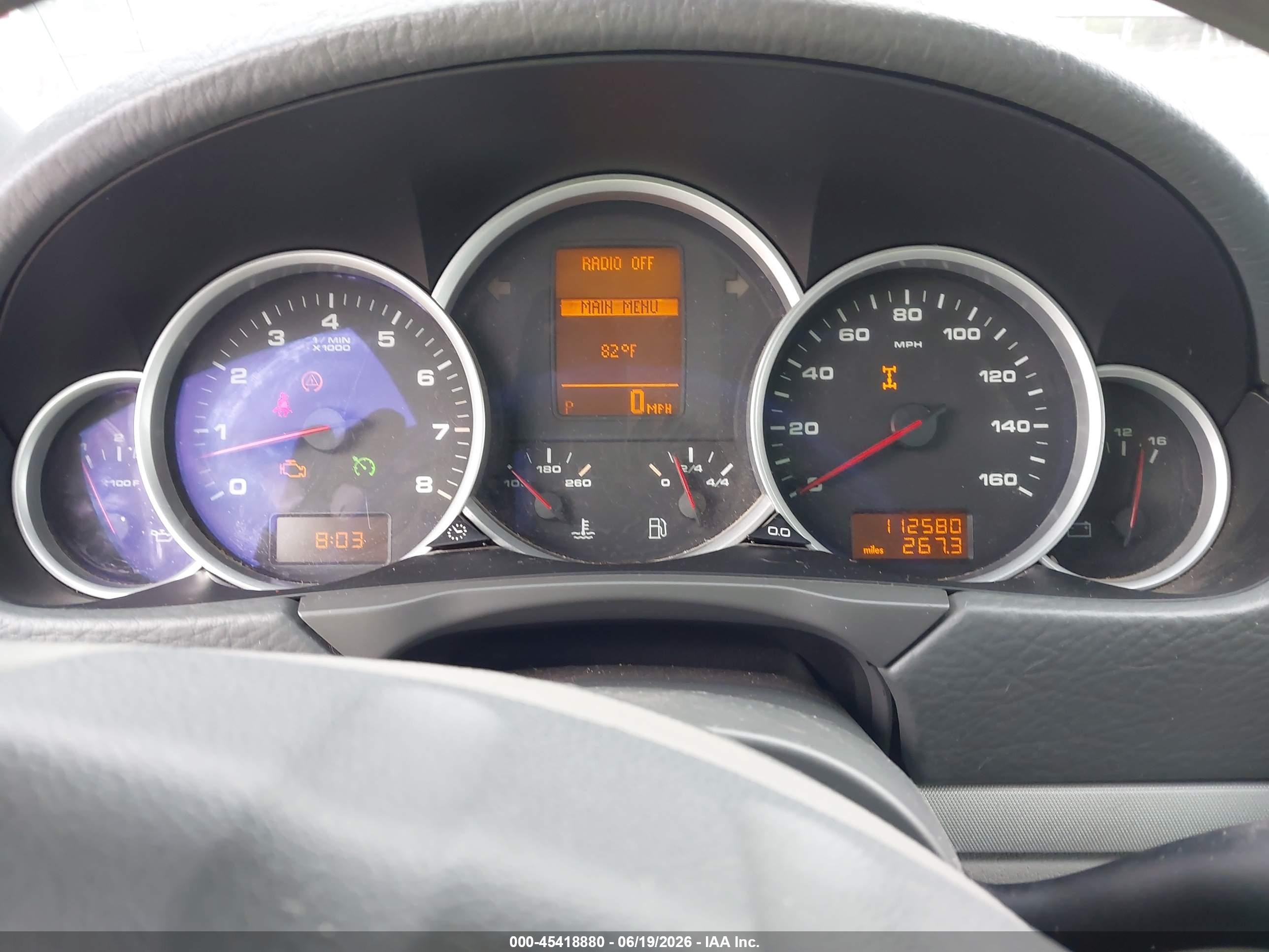 2008 Porsche Cayenne S Gray vin: WP1AB29P78LA49294