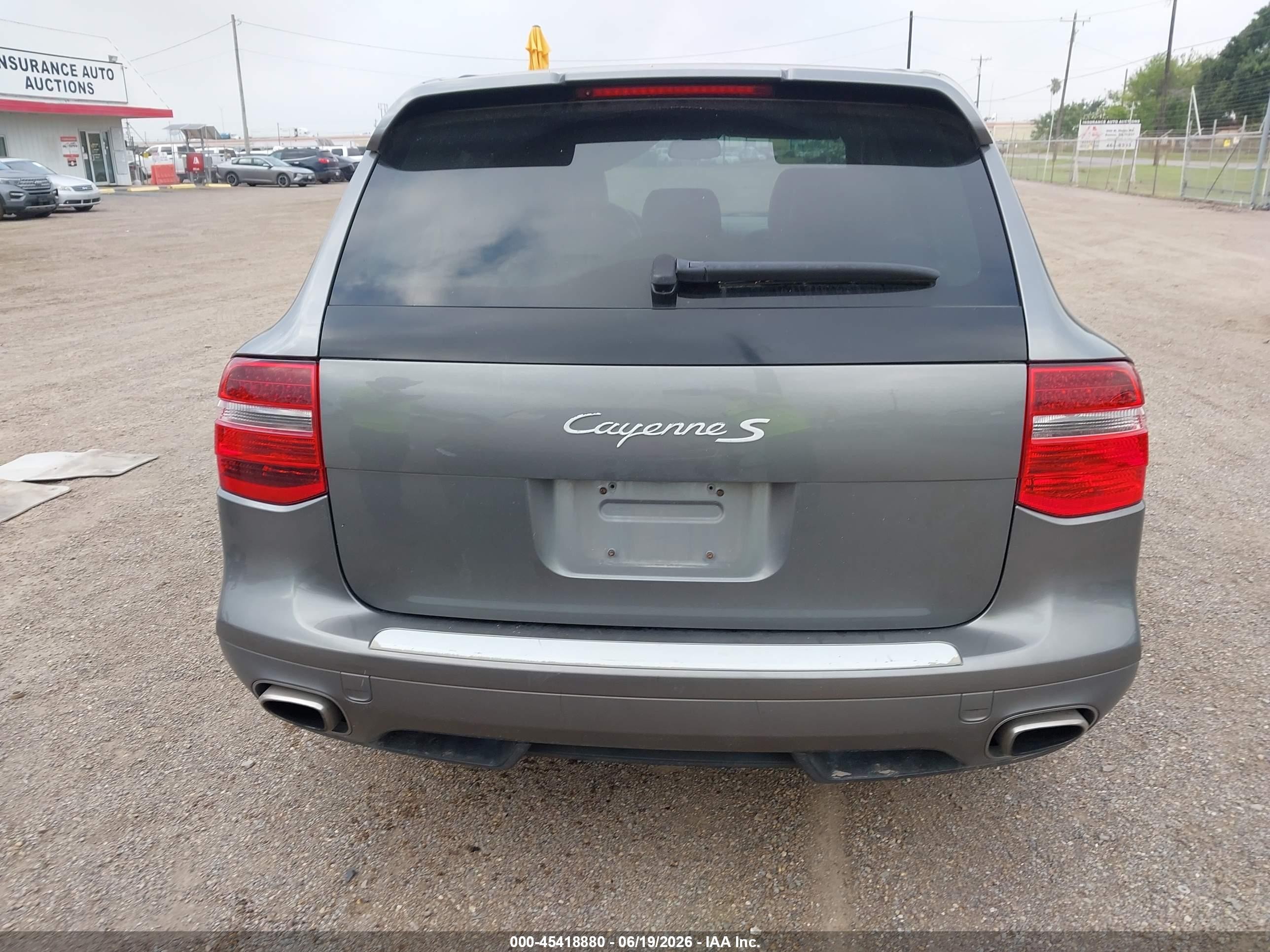 2008 Porsche Cayenne S Gray vin: WP1AB29P78LA49294