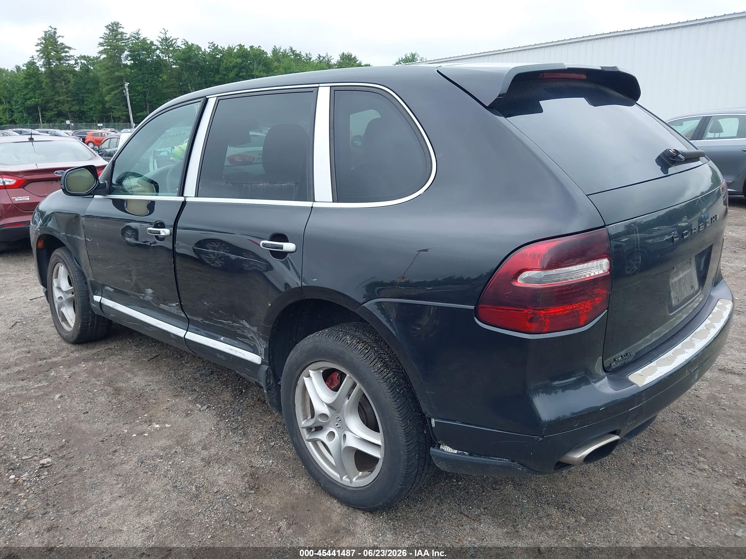 2008 Porsche Cayenne S Black vin: WP1AB29P78LA53152