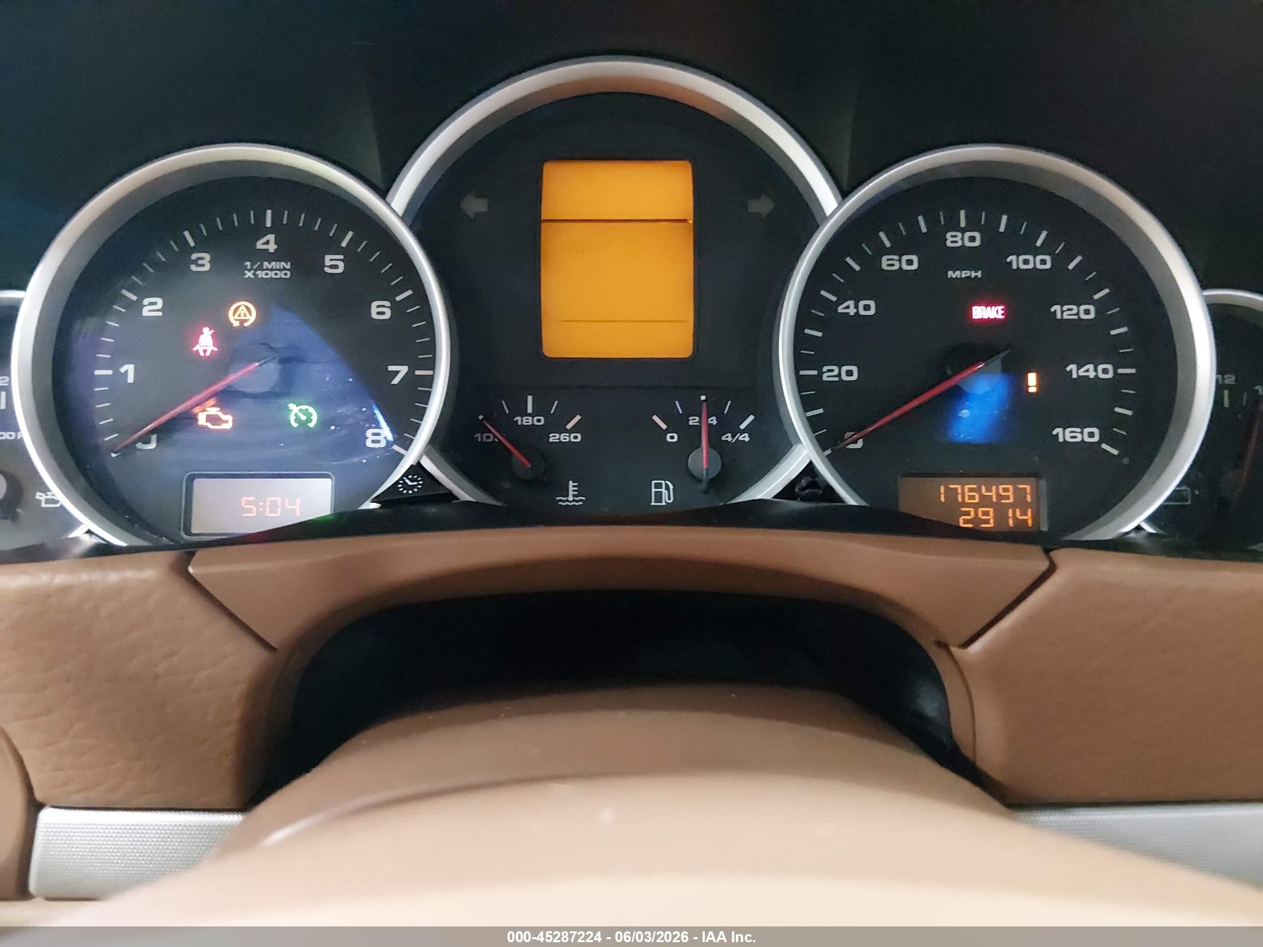 2005 Porsche Cayenne S Brown vin: WP1AB29P85LA65466