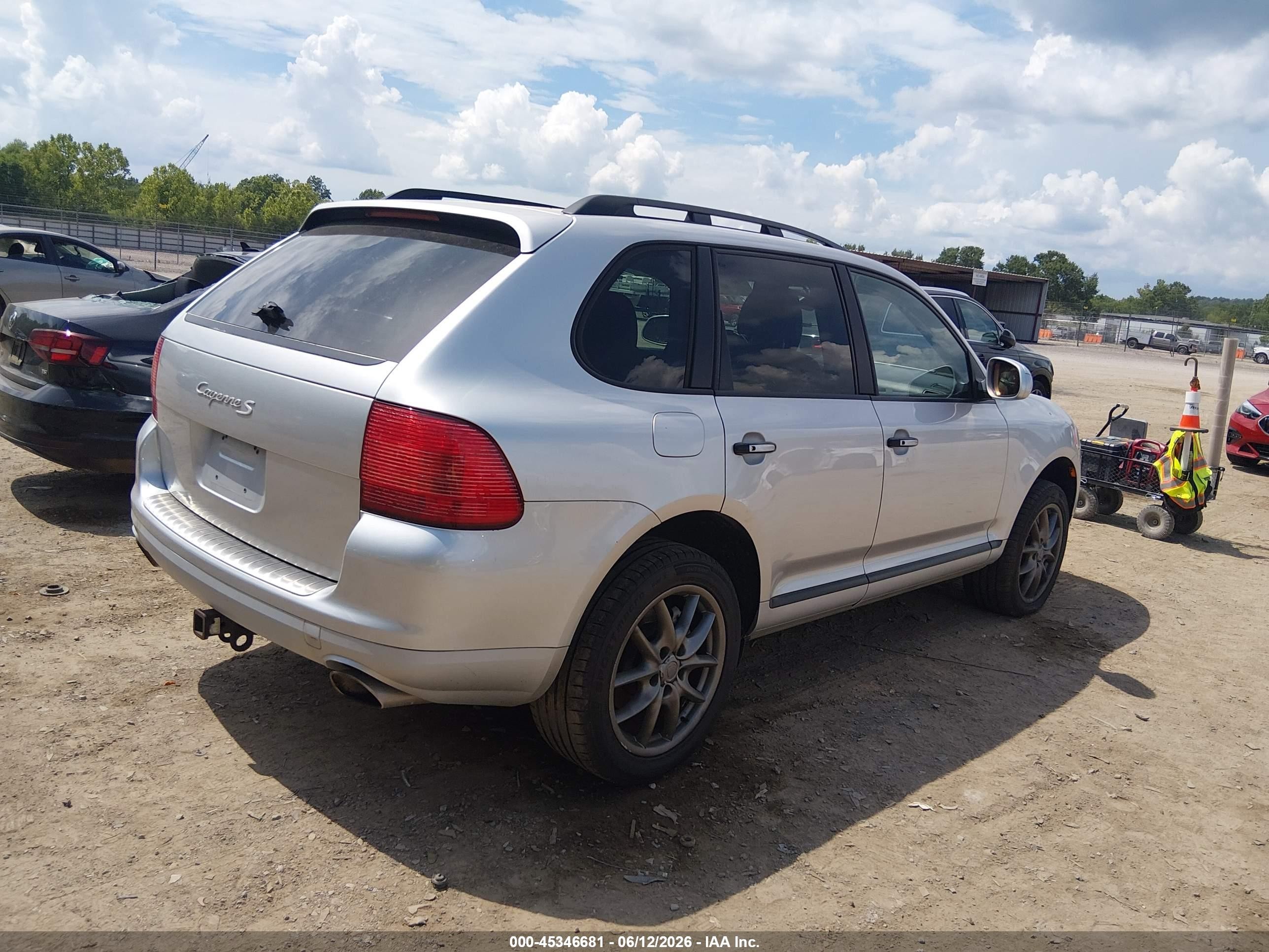 2006 Porsche Cayenne S/s Titanium Edition Silver vin: WP1AB29P86LA62455