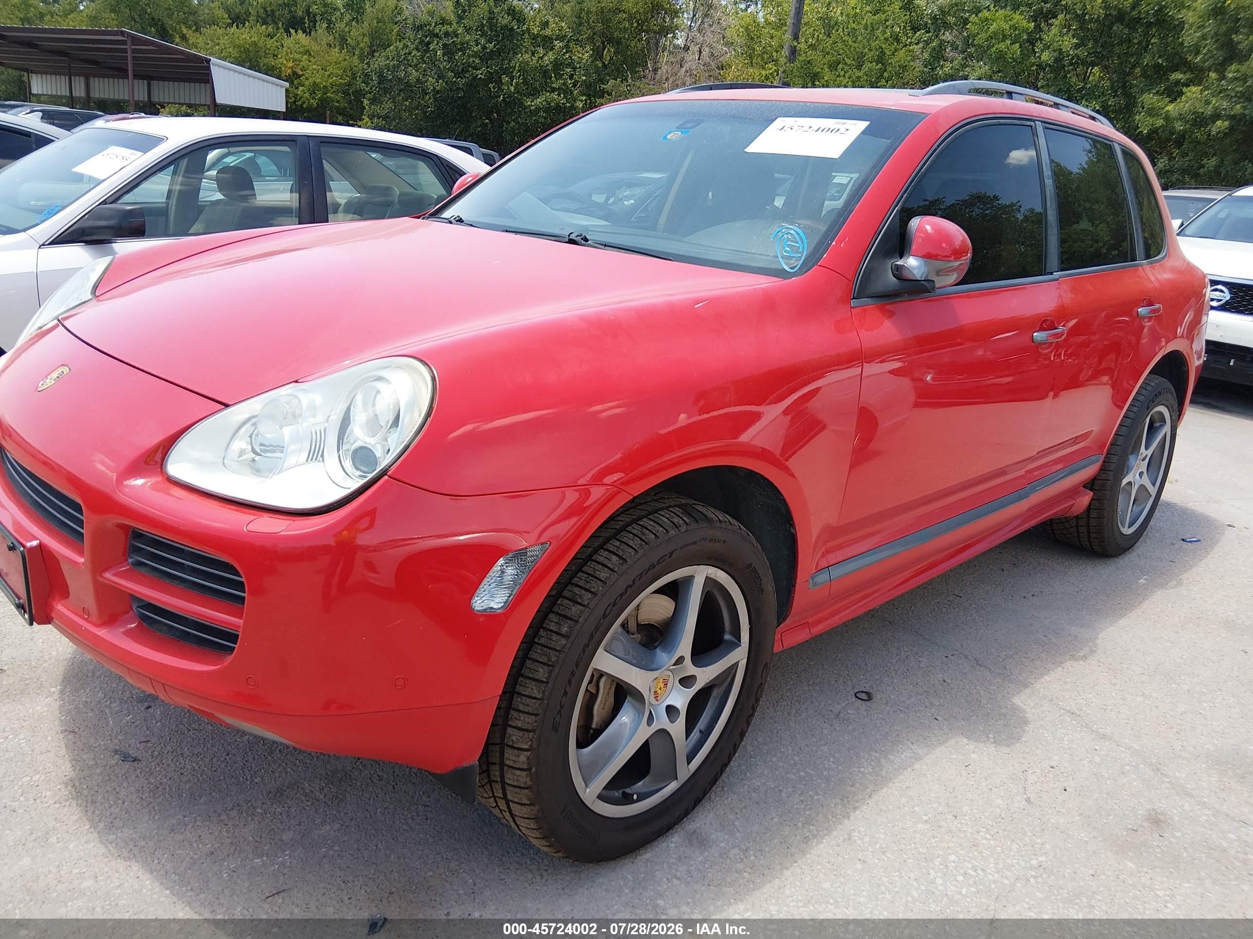 2006 Porsche Cayenne S/s Titanium Edition Red vin: WP1AB29P86LA70264