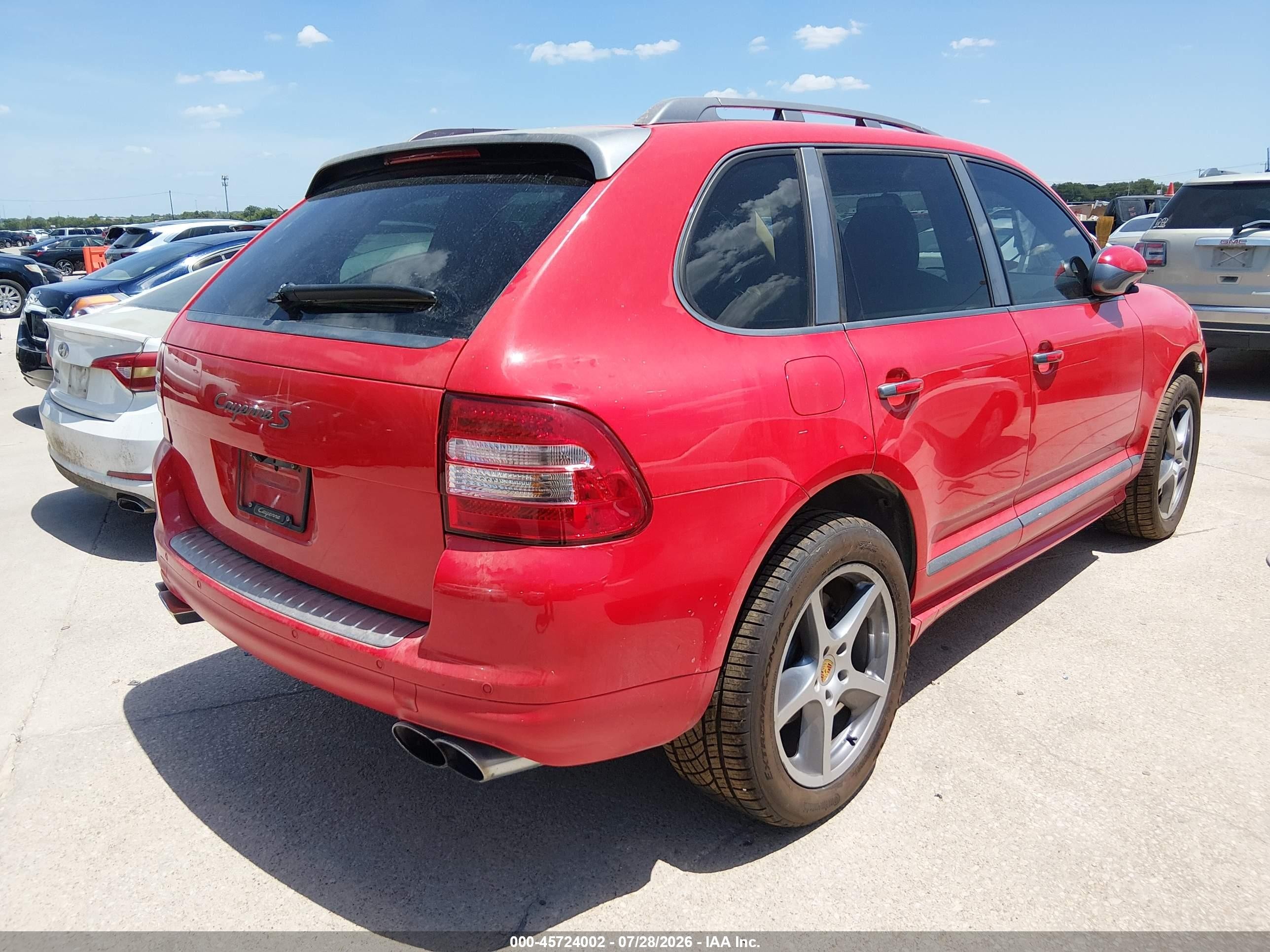 2006 Porsche Cayenne S/s Titanium Edition Red vin: WP1AB29P86LA70264