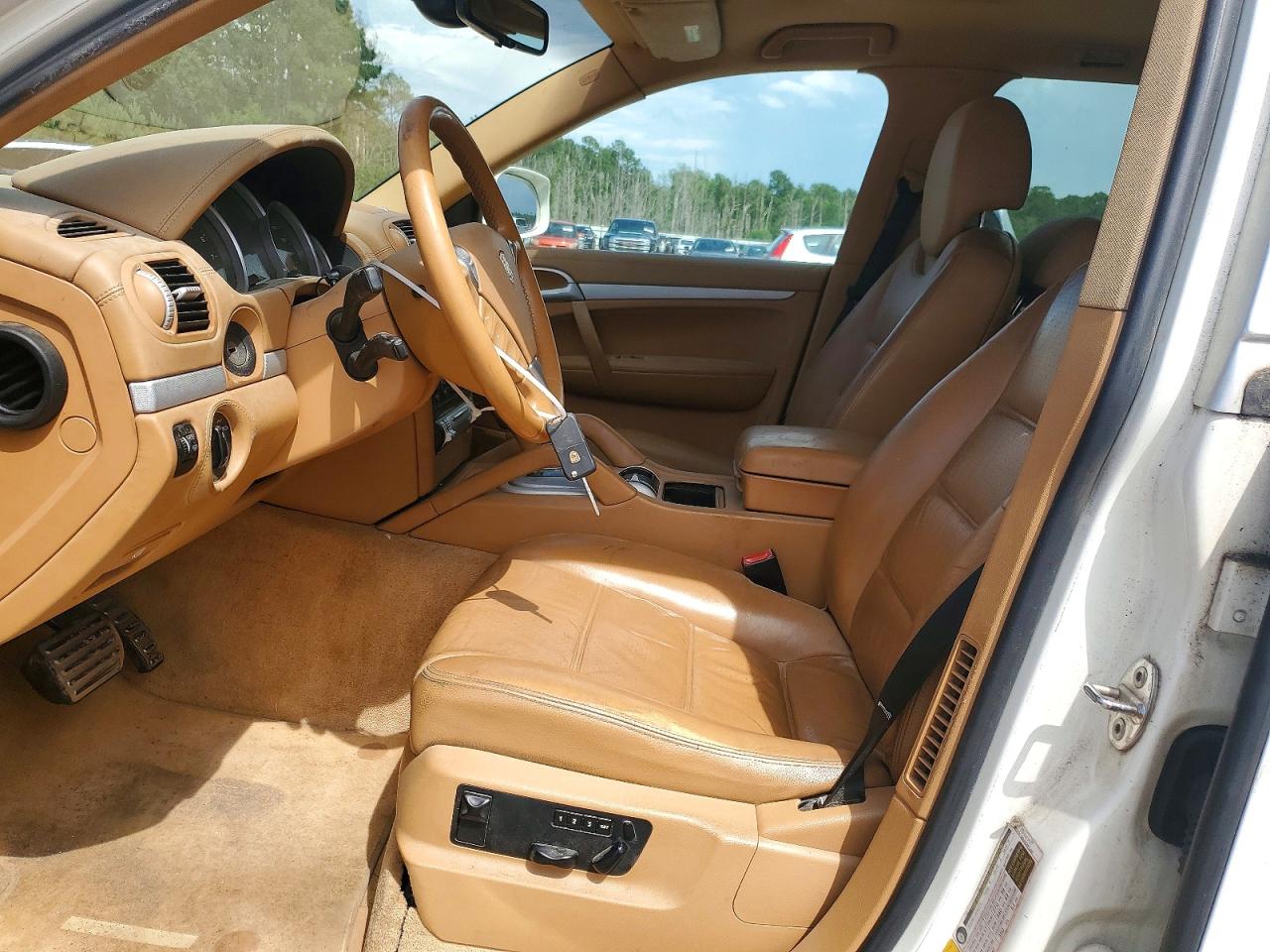 2008 Porsche Cayenne S White vin: WP1AB29P88LA54388