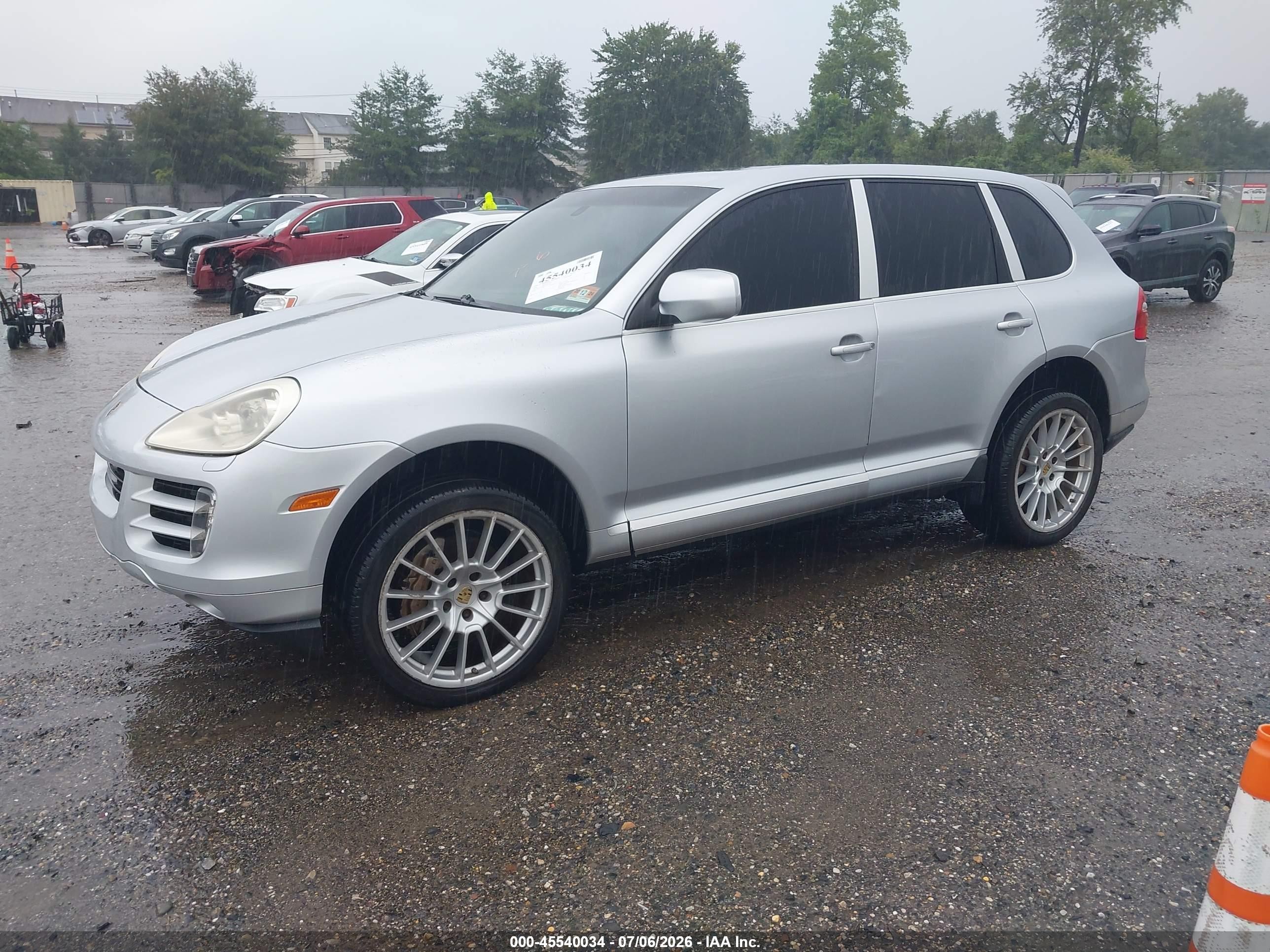 2009 Porsche Cayenne S Серый vin: WP1AB29P89LA45529