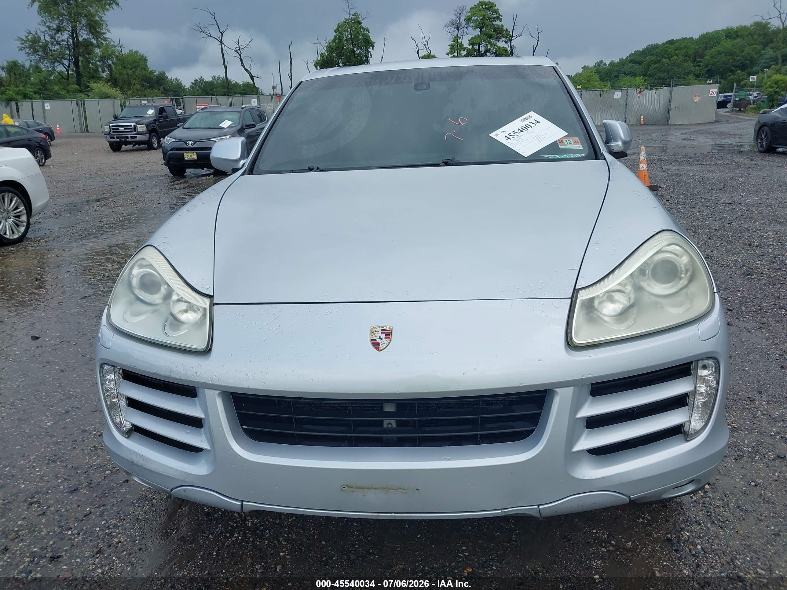 2009 Porsche Cayenne S Серый vin: WP1AB29P89LA45529