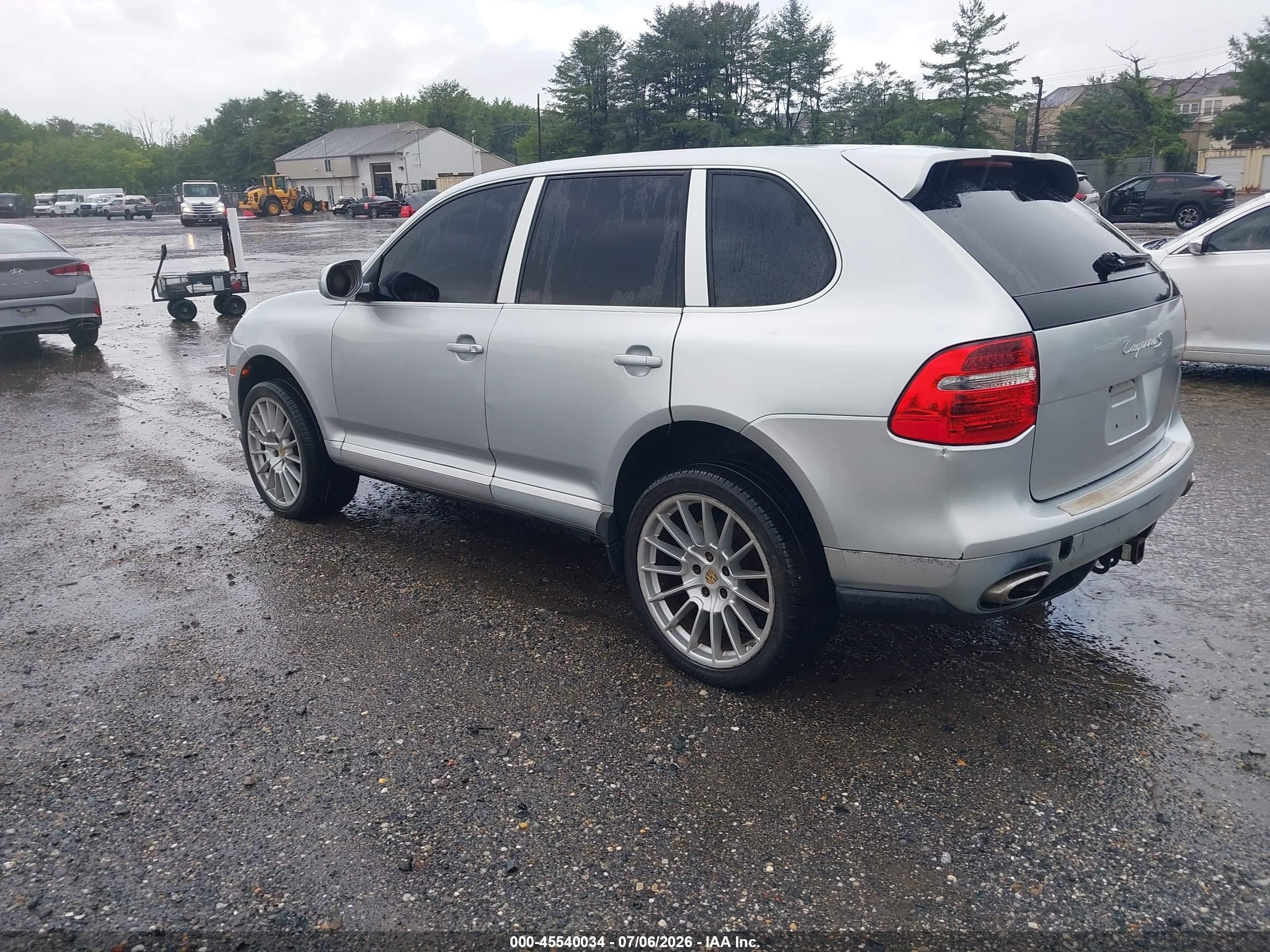 2009 Porsche Cayenne S Серый vin: WP1AB29P89LA45529