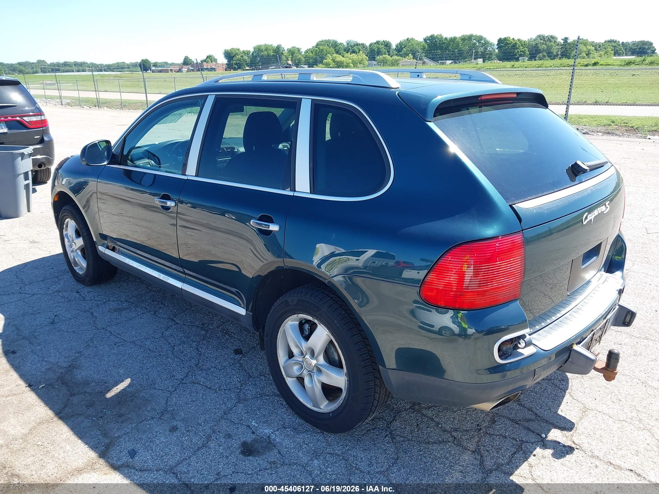 2004 Porsche Cayenne S Green vin: WP1AB29P94LA70593