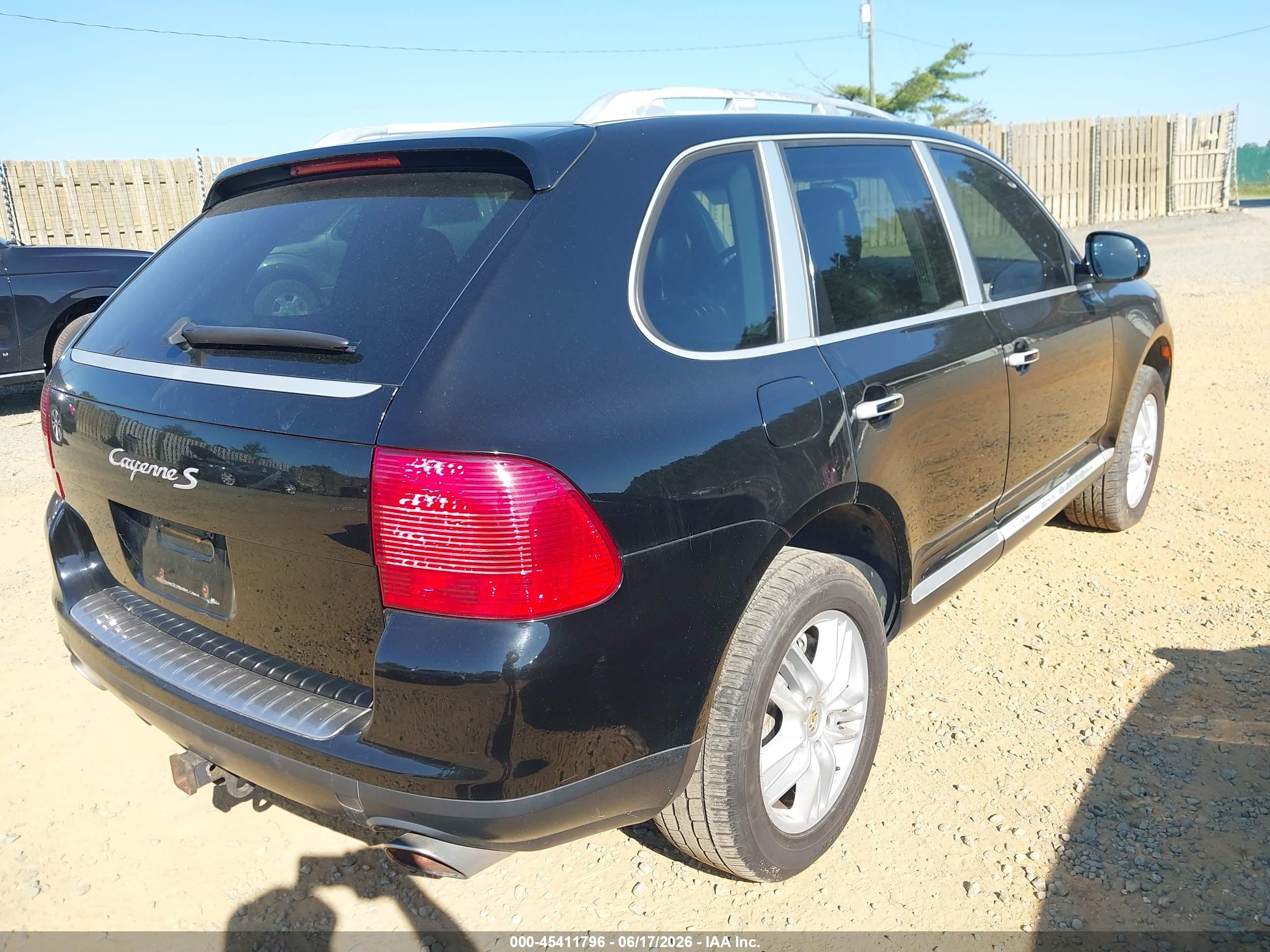 2006 Porsche Cayenne S/s Titanium Edition Black vin: WP1AB29P96LA65073