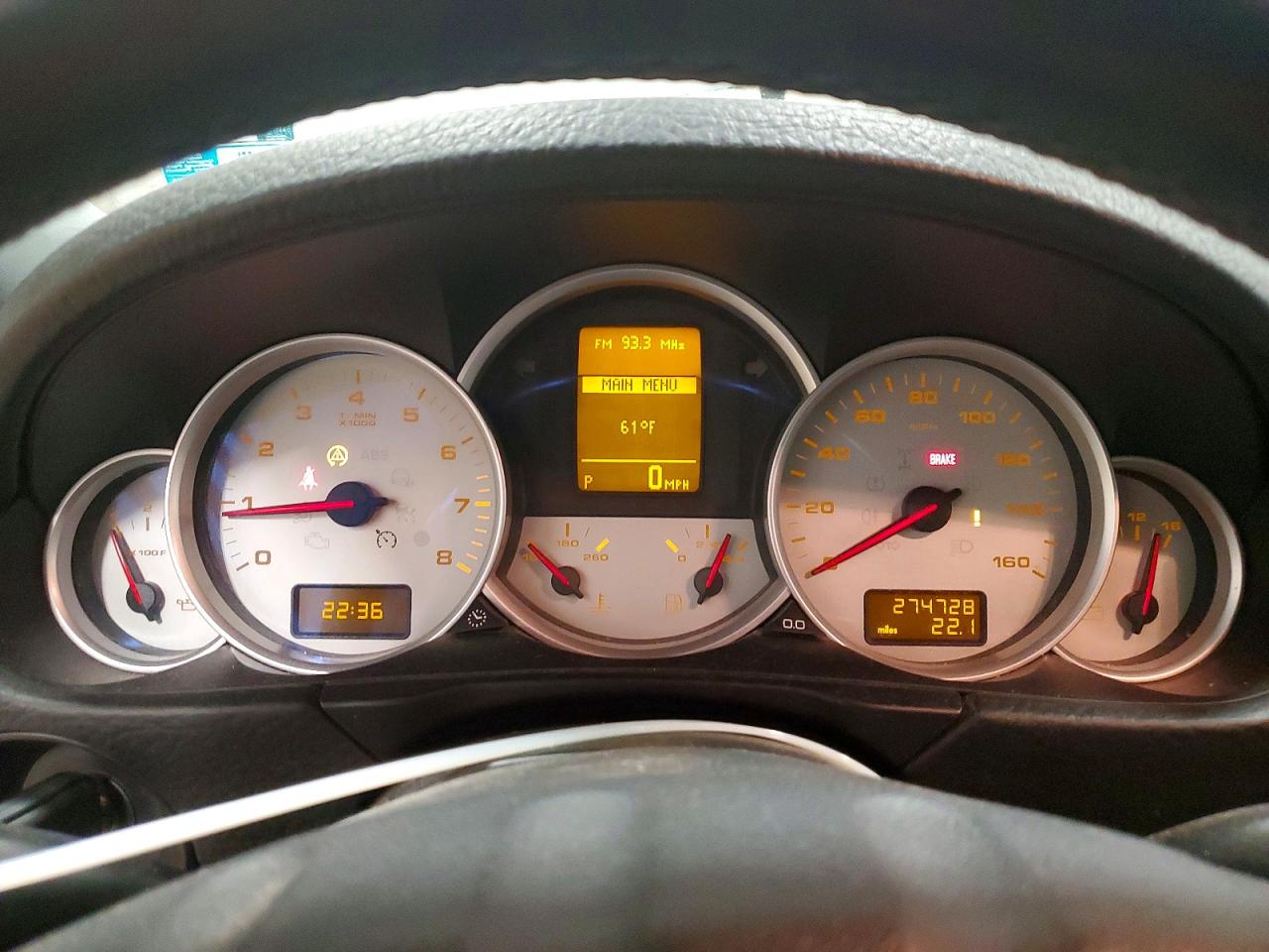2006 Porsche Cayenne S Silver vin: WP1AB29P96LA67762