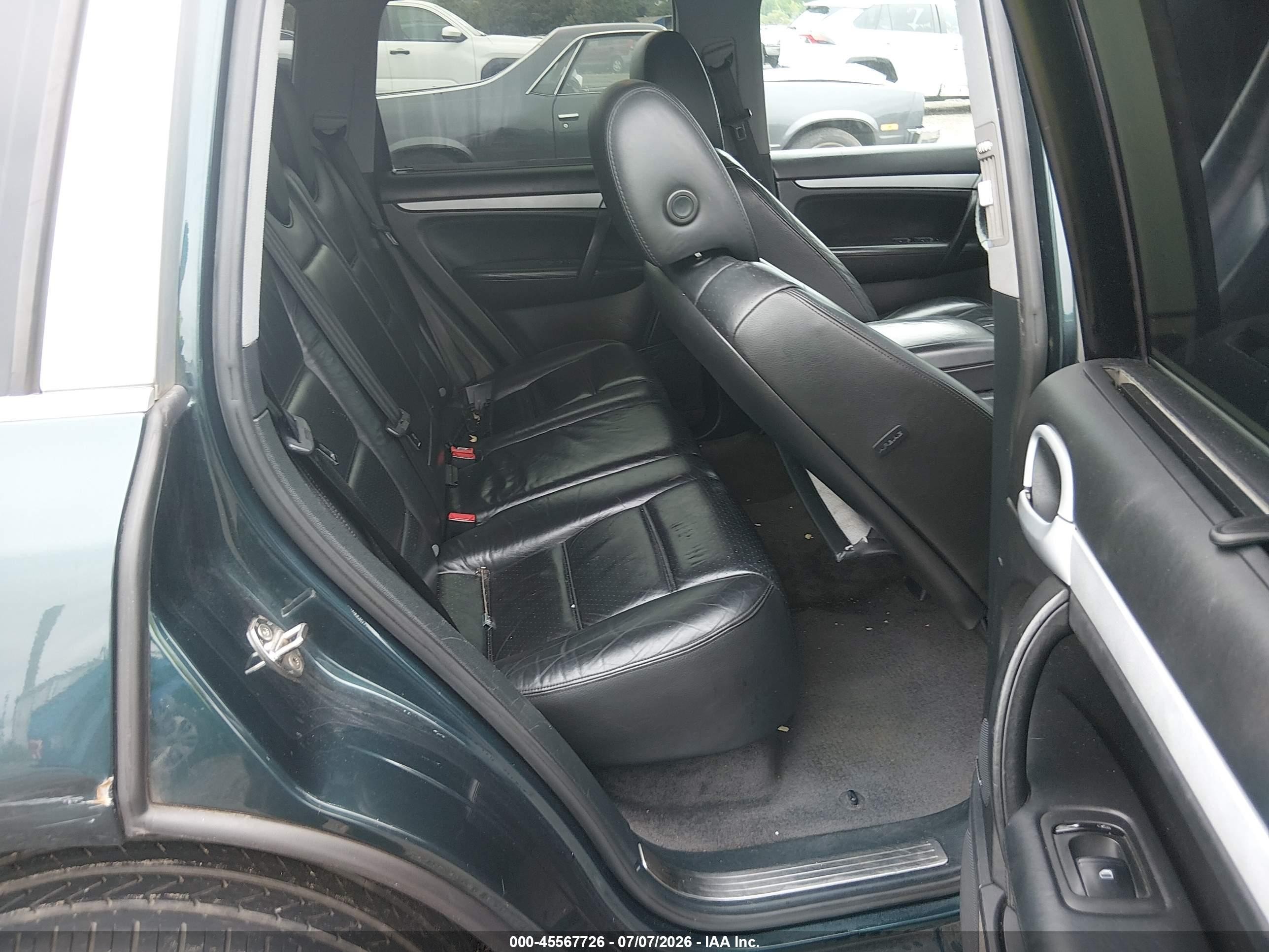 2004 Porsche Cayenne S Green vin: WP1AB29PX4LA76063