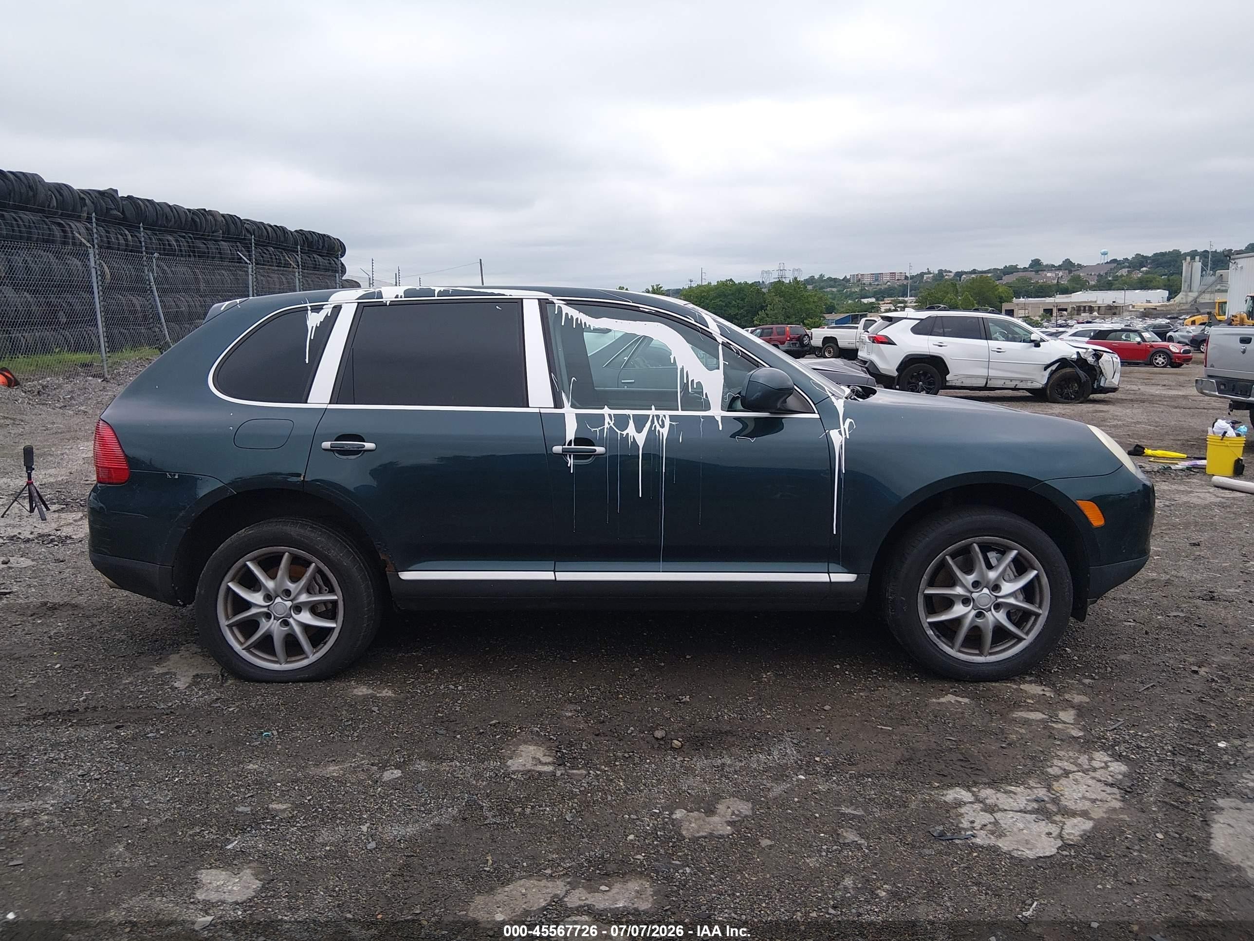 2004 Porsche Cayenne S Green vin: WP1AB29PX4LA76063