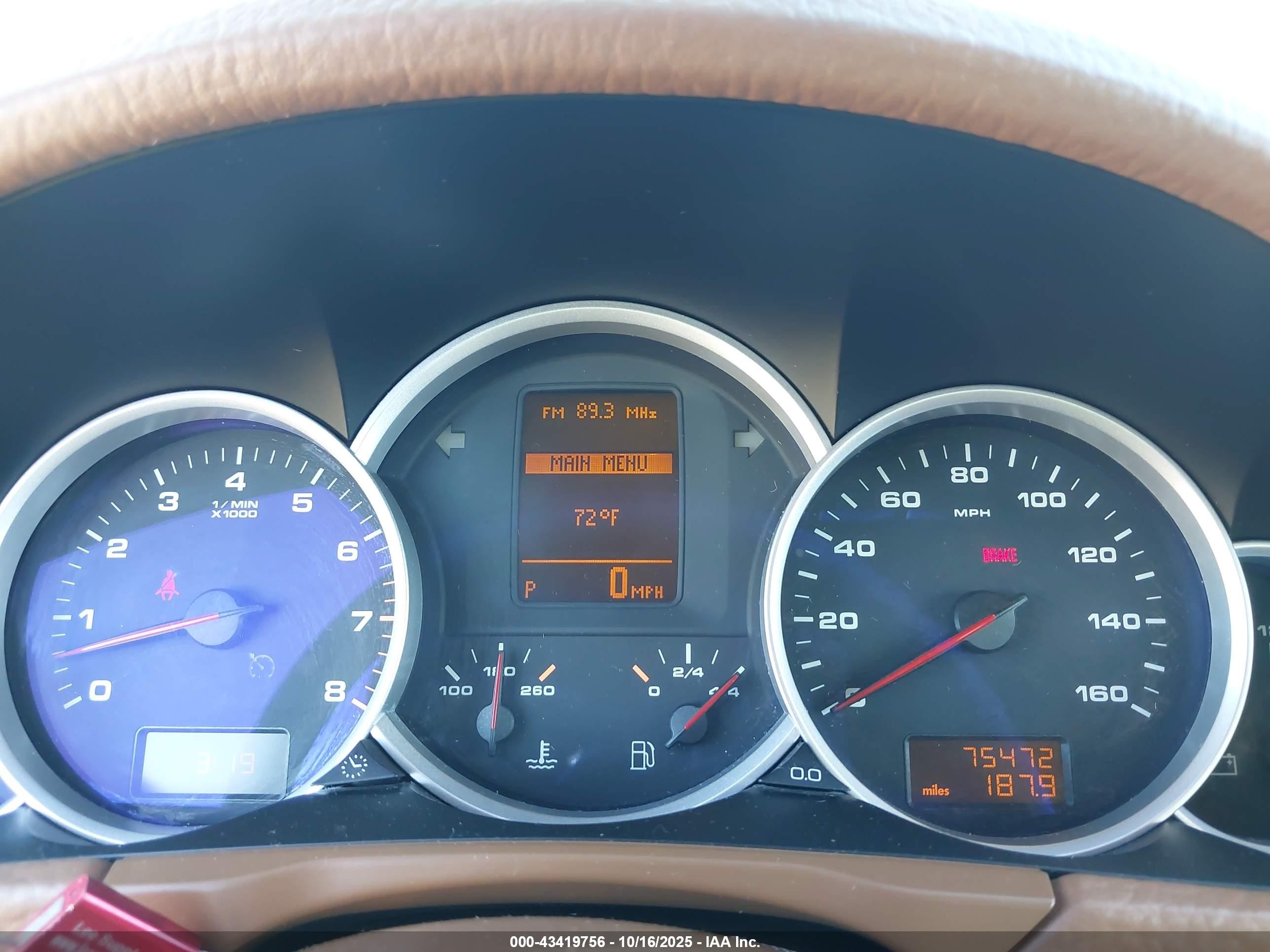 2006 Porsche Cayenne S/s Titanium Edition Gold vin: WP1AB29PX6LA60013