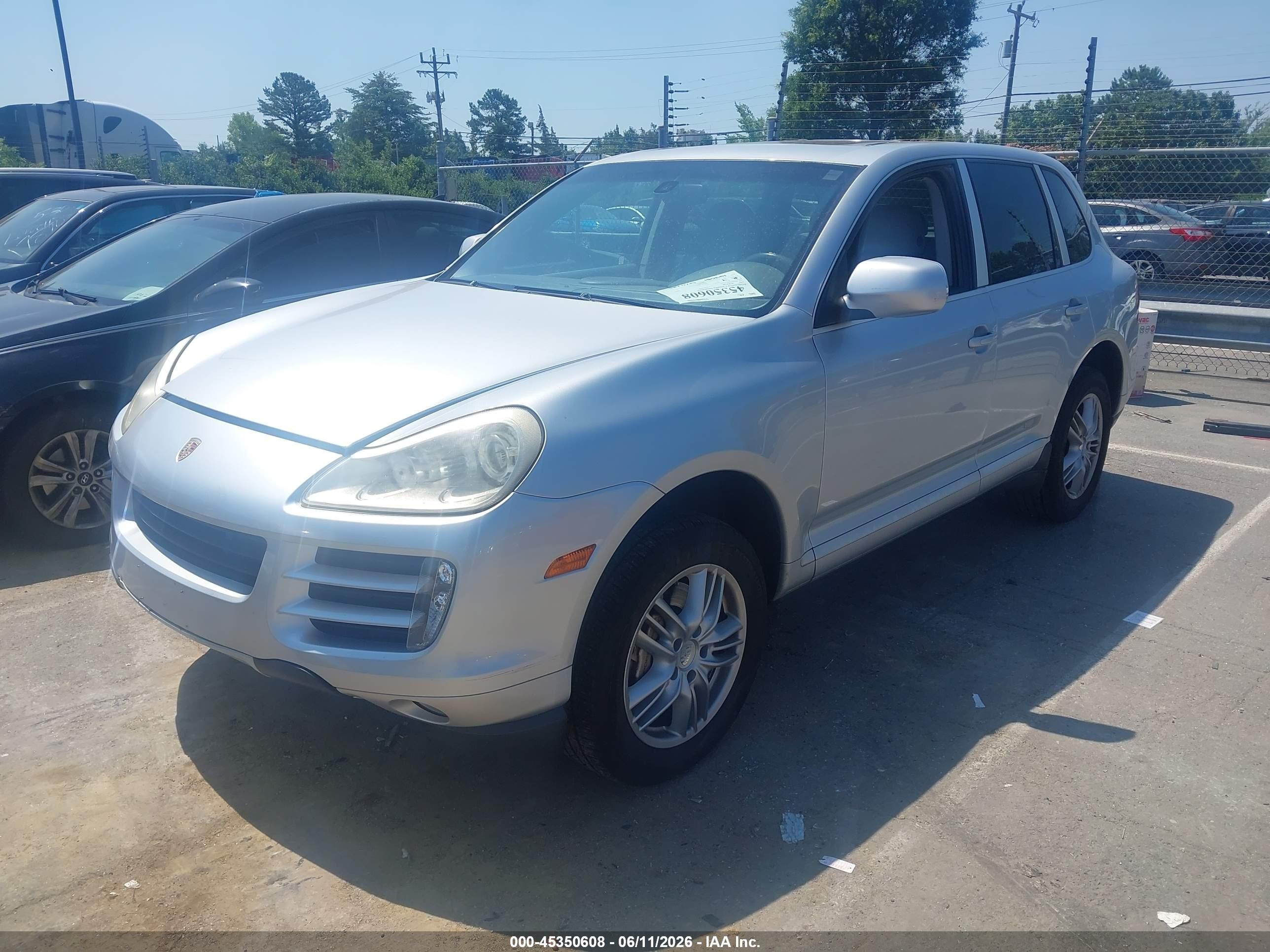 2008 Porsche Cayenne S Silver vin: WP1AB29PX8LA35793