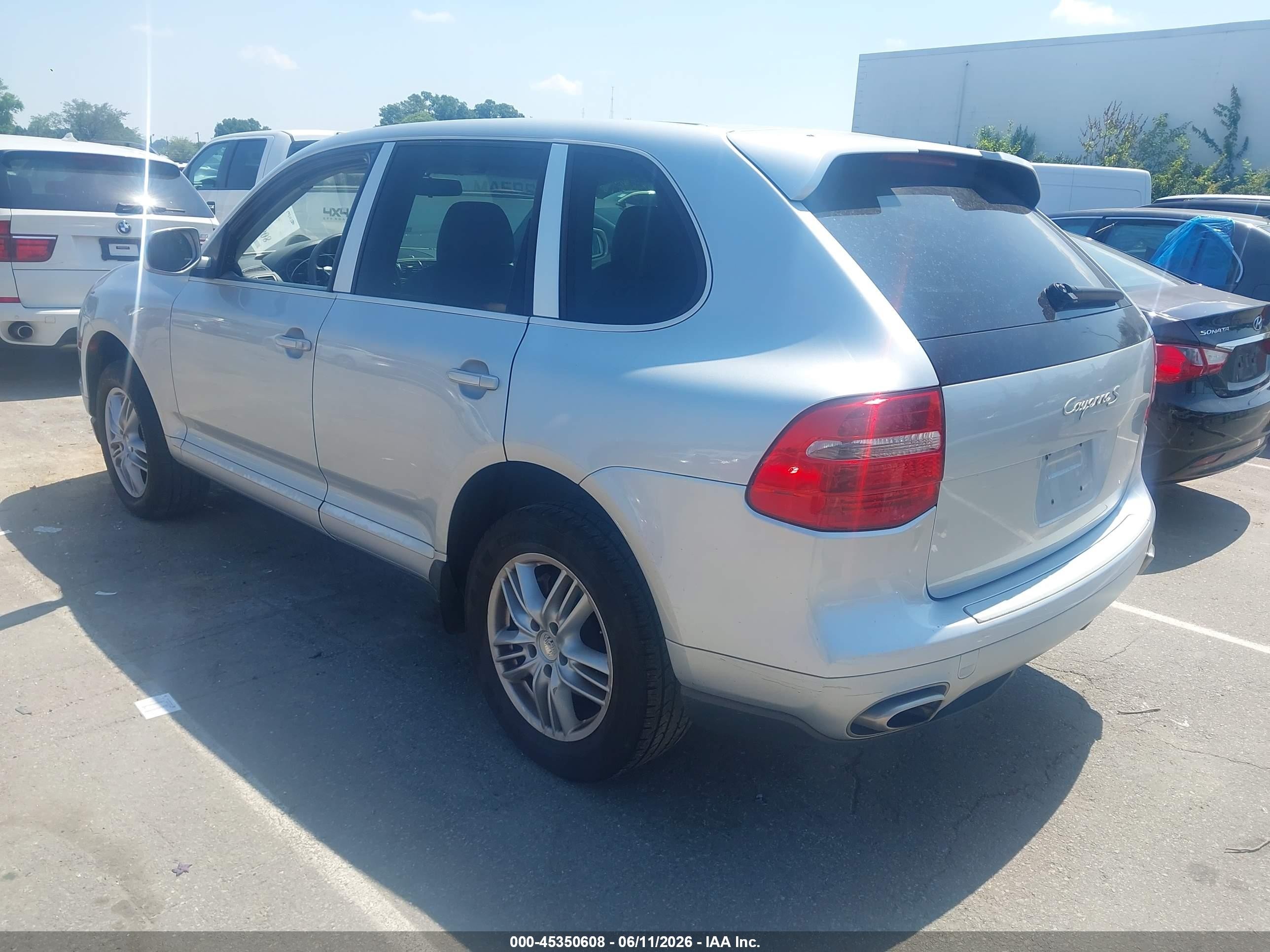 2008 Porsche Cayenne S Silver vin: WP1AB29PX8LA35793
