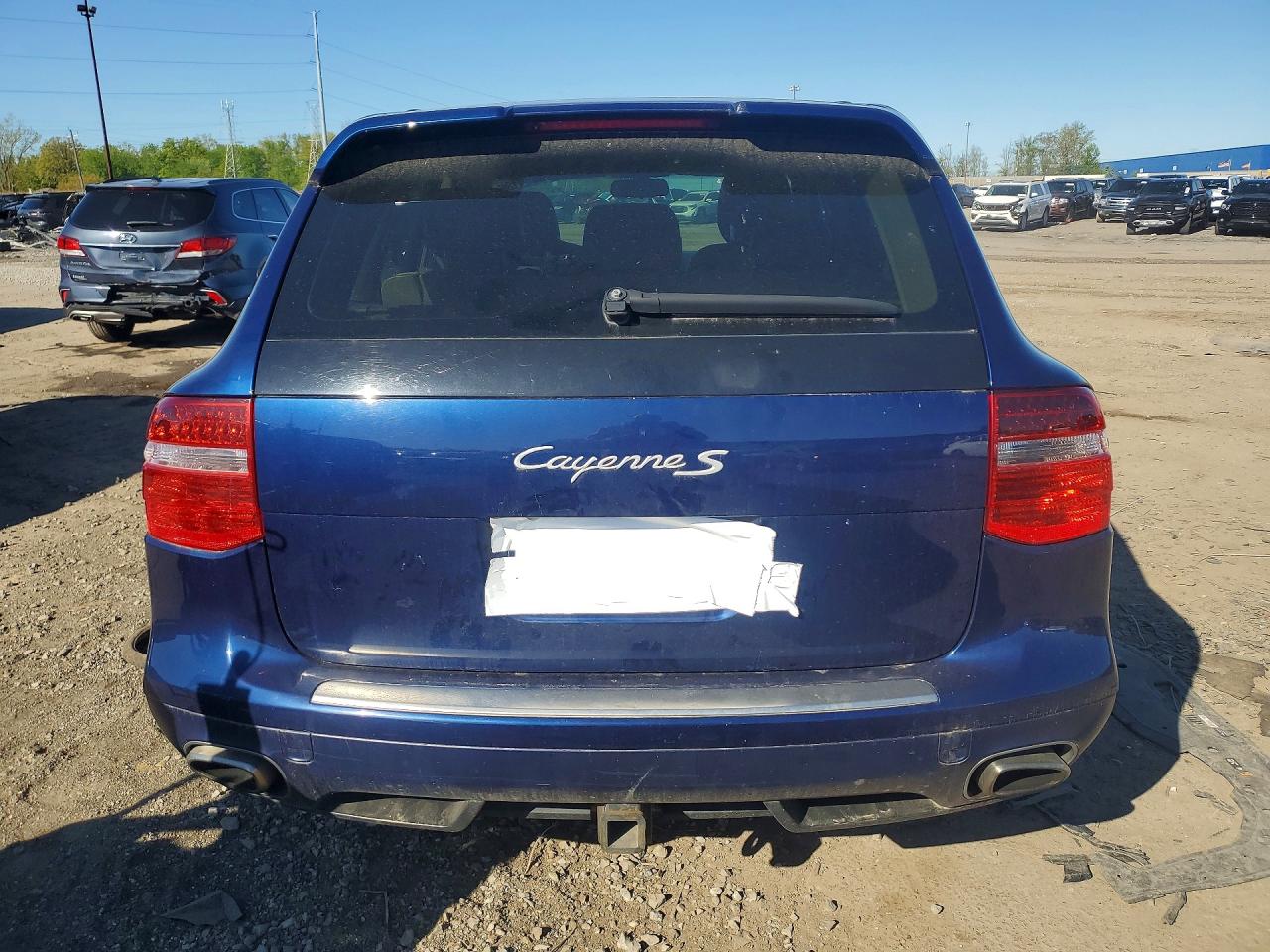 2008 Porsche Cayenne S Blue vin: WP1AB29PX8LA47393