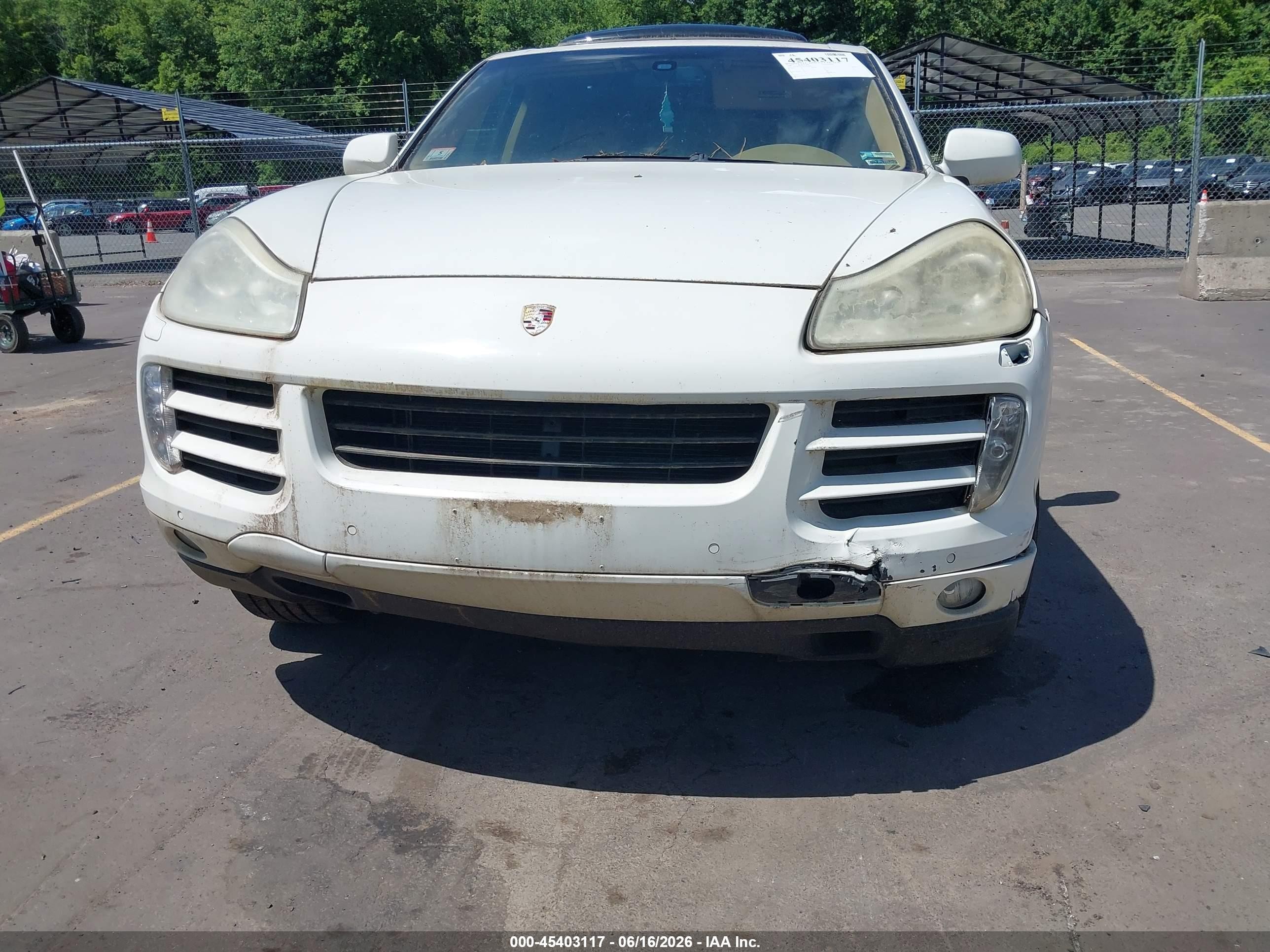 2009 Porsche Cayenne S White vin: WP1AB29PX9LA41840