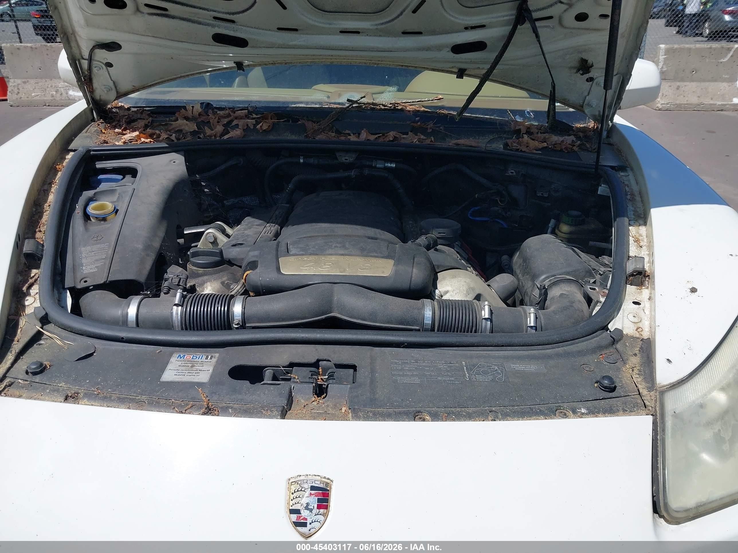 2009 Porsche Cayenne S White vin: WP1AB29PX9LA41840