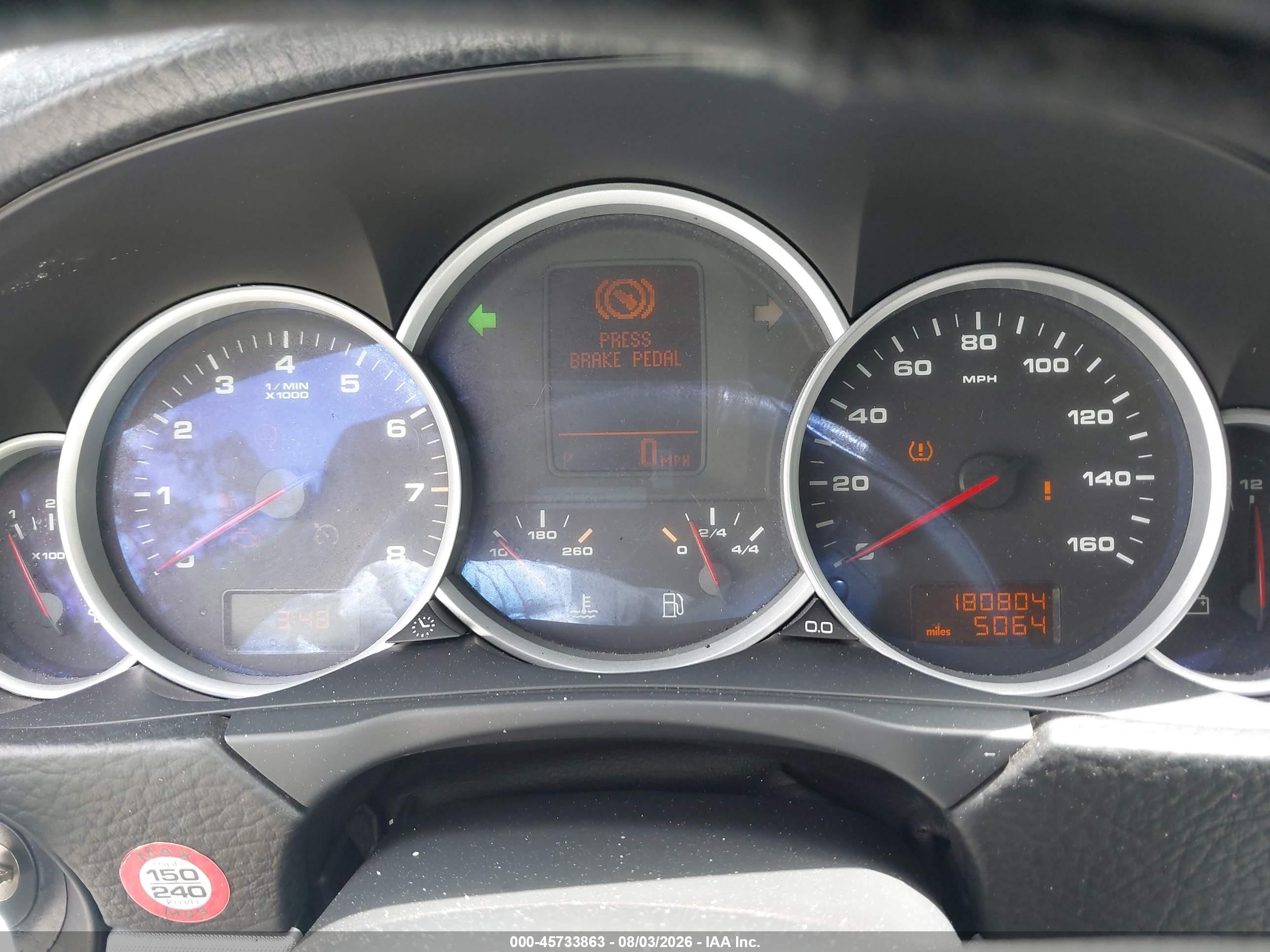 2009 Porsche Cayenne S Серебряный vin: WP1AB29PX9LA46536