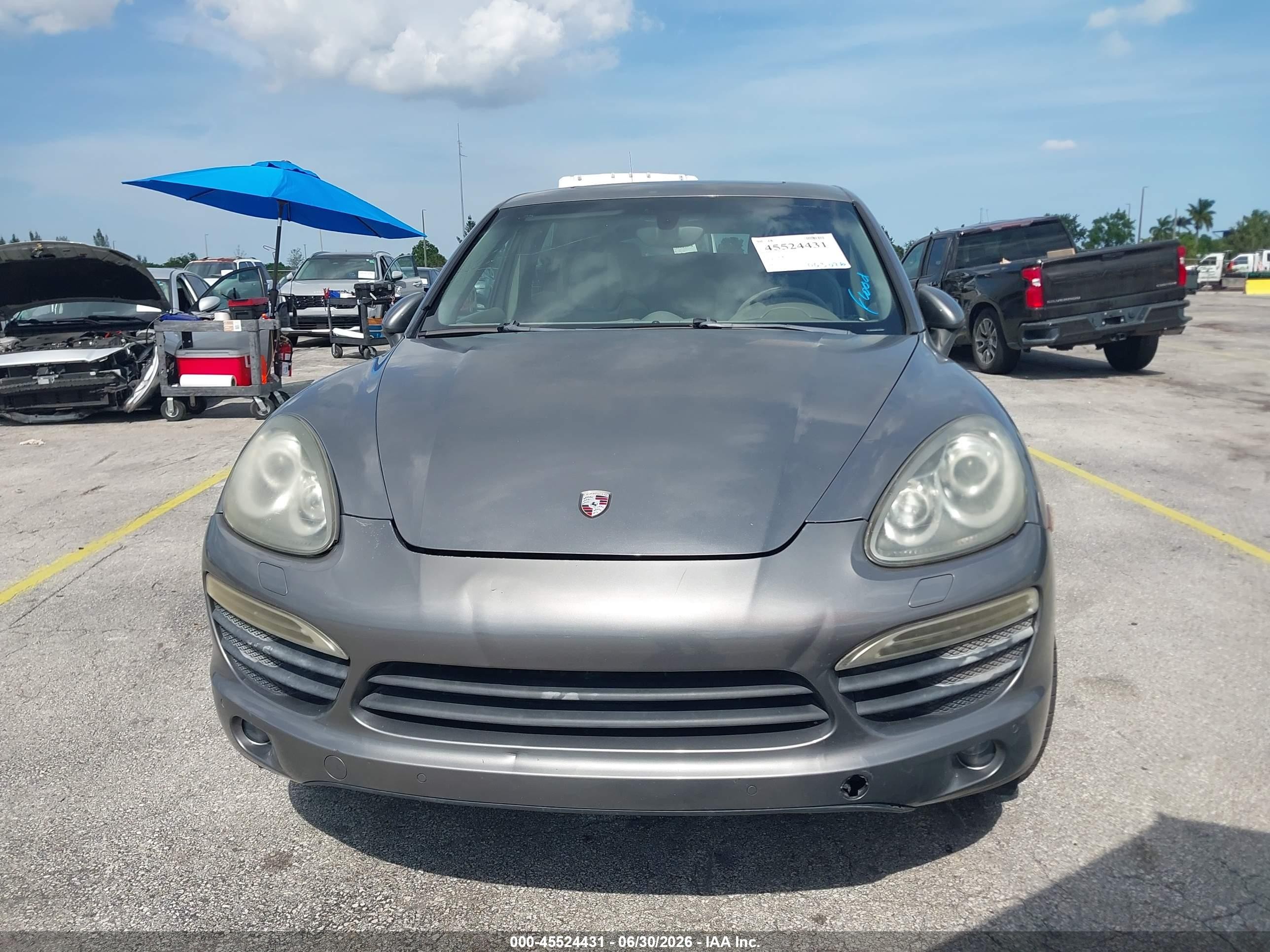 2011 Porsche Cayenne S Gray vin: WP1AB2A20BLA42999