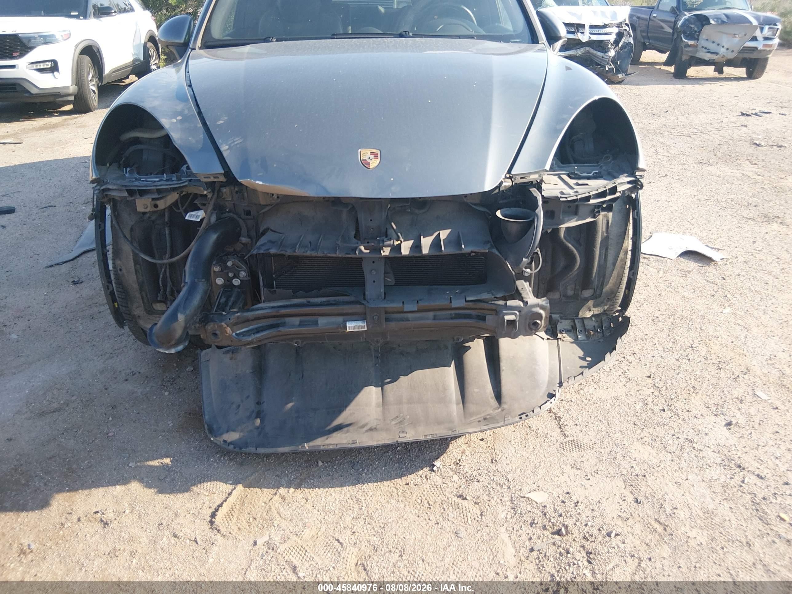 2014 Porsche Cayenne S Gray vin: WP1AB2A20ELA56423