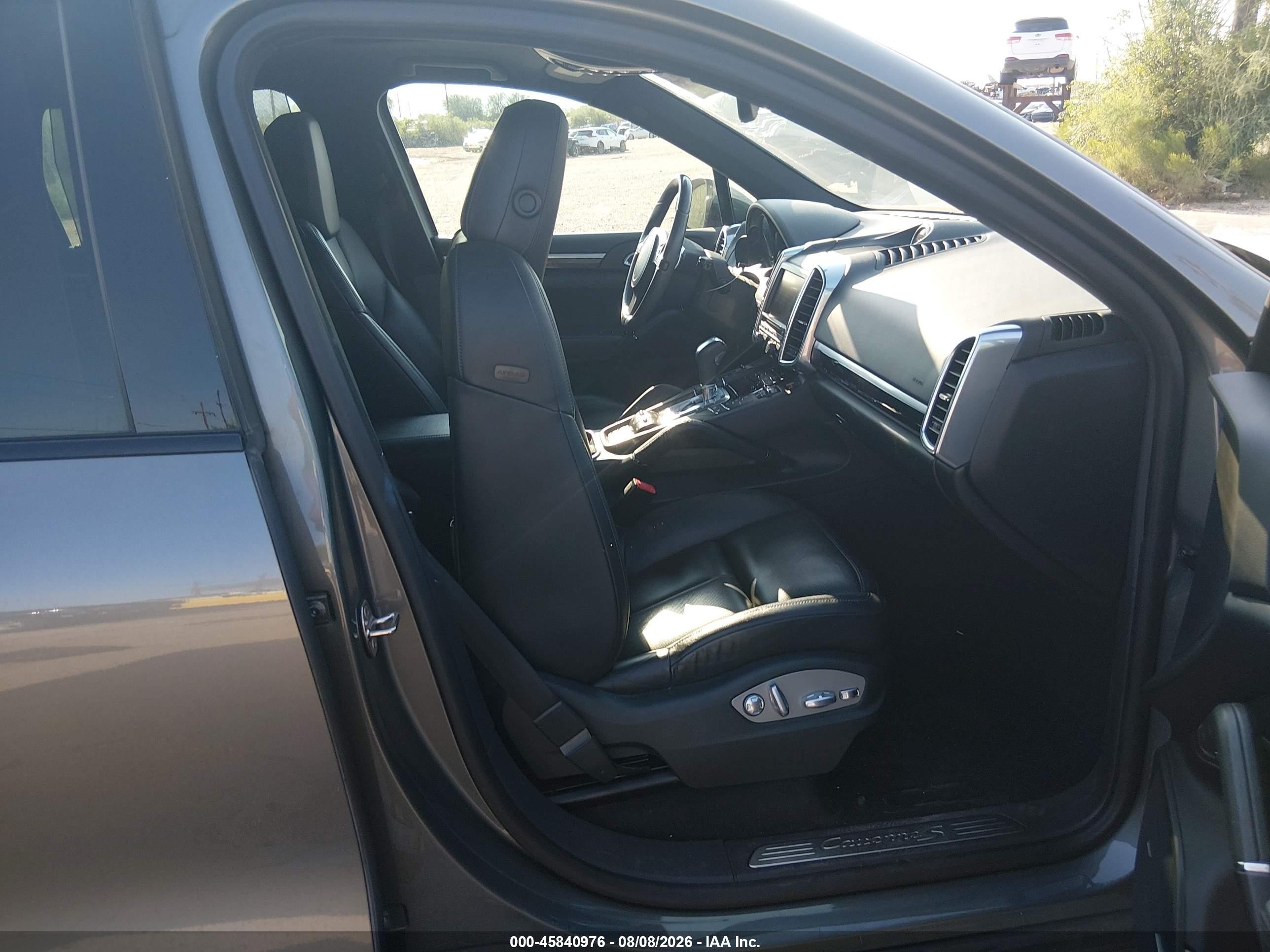 2014 Porsche Cayenne S Gray vin: WP1AB2A20ELA56423