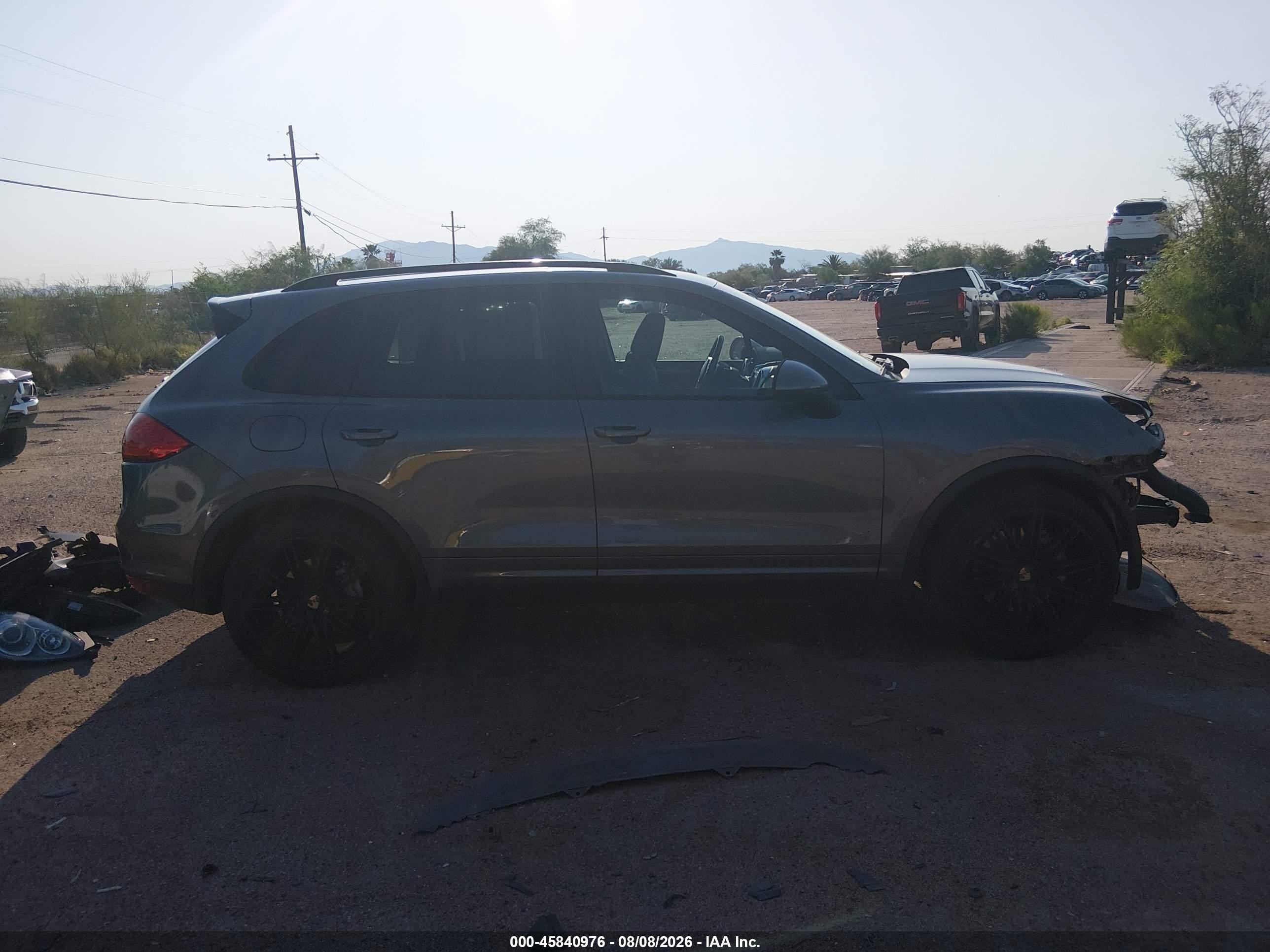 2014 Porsche Cayenne S Gray vin: WP1AB2A20ELA56423